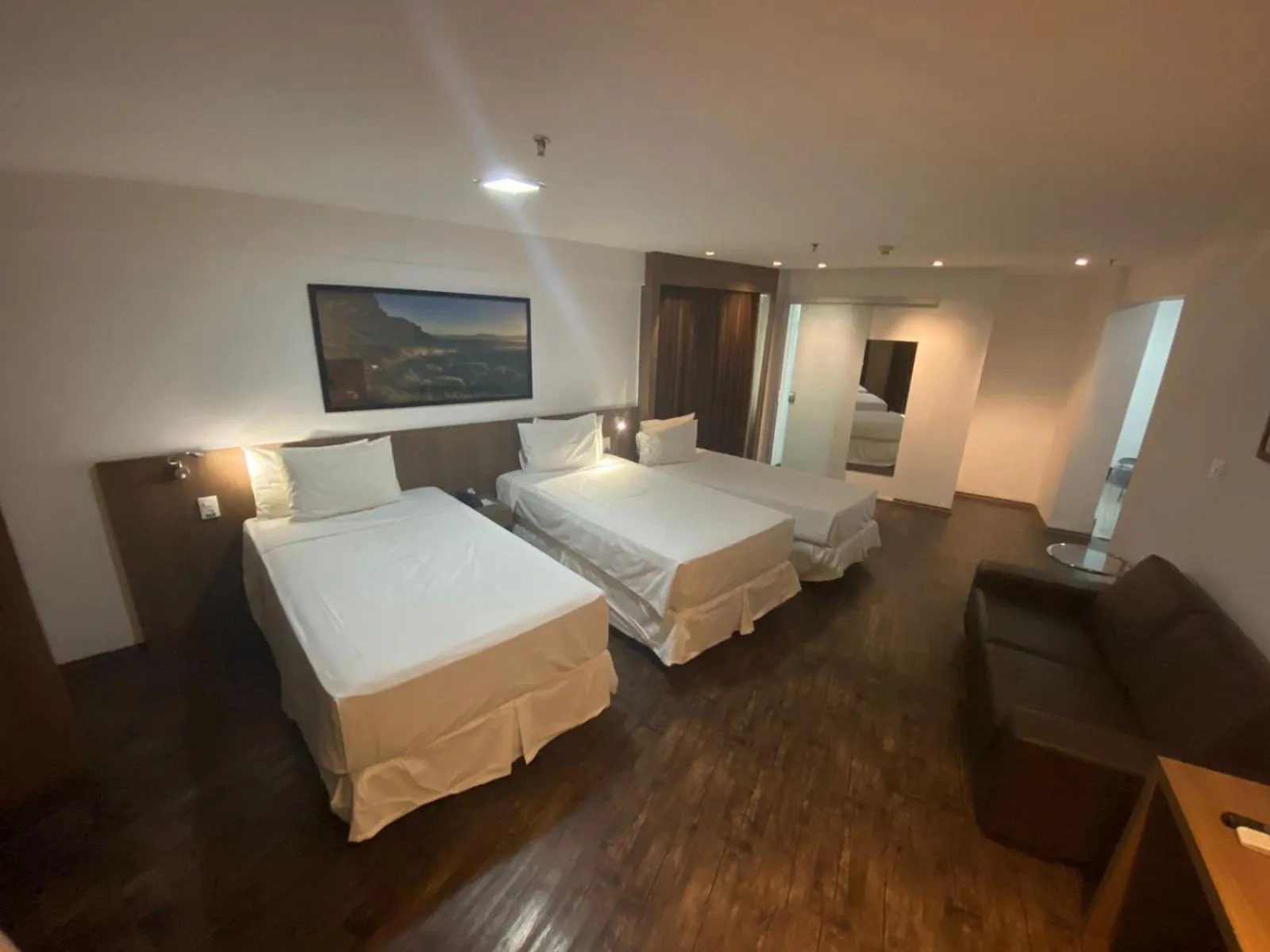 Bedroom, Bed in San Diego Suítes Governador Valadares