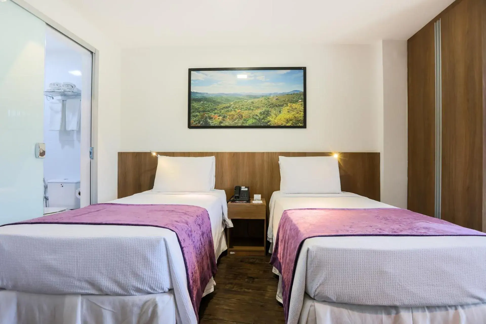 Superior Room with two single beds - single occupancy in San Diego Suítes Governador Valadares Superior Room with two single beds - single occupancy in San Diego Suítes Governador Valadares