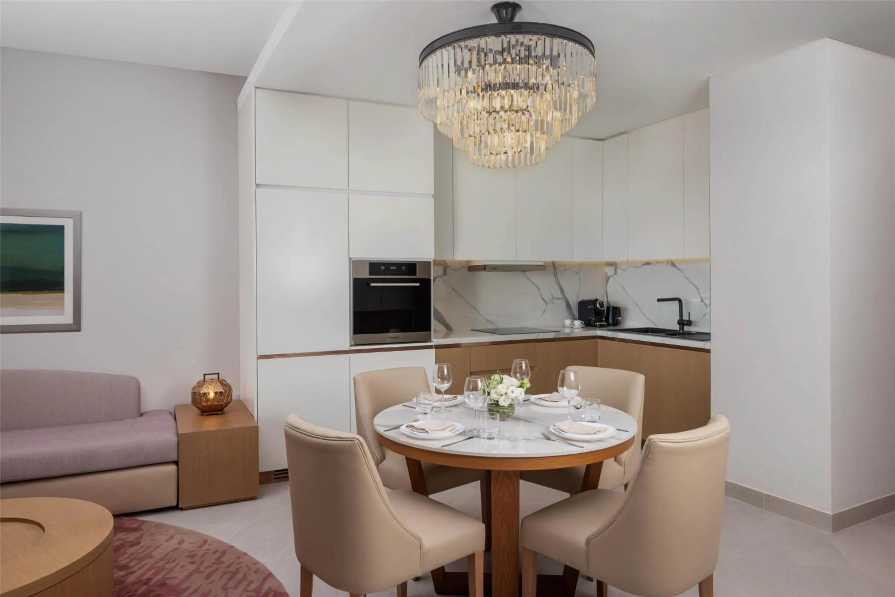 Living room in Hilton Dubai Creek Hotel & Residences