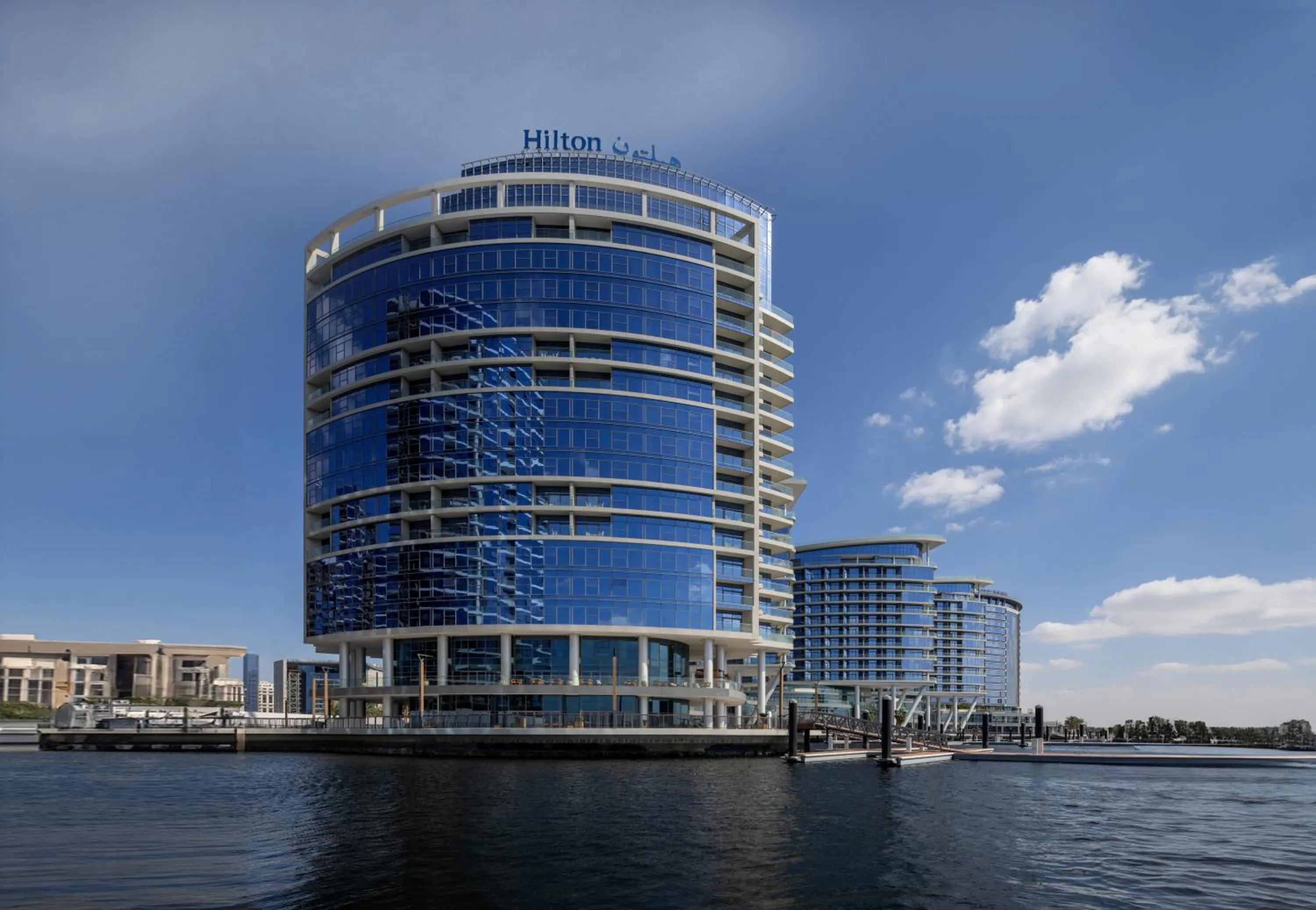 Property building in Hilton Dubai Creek Hotel & Residences