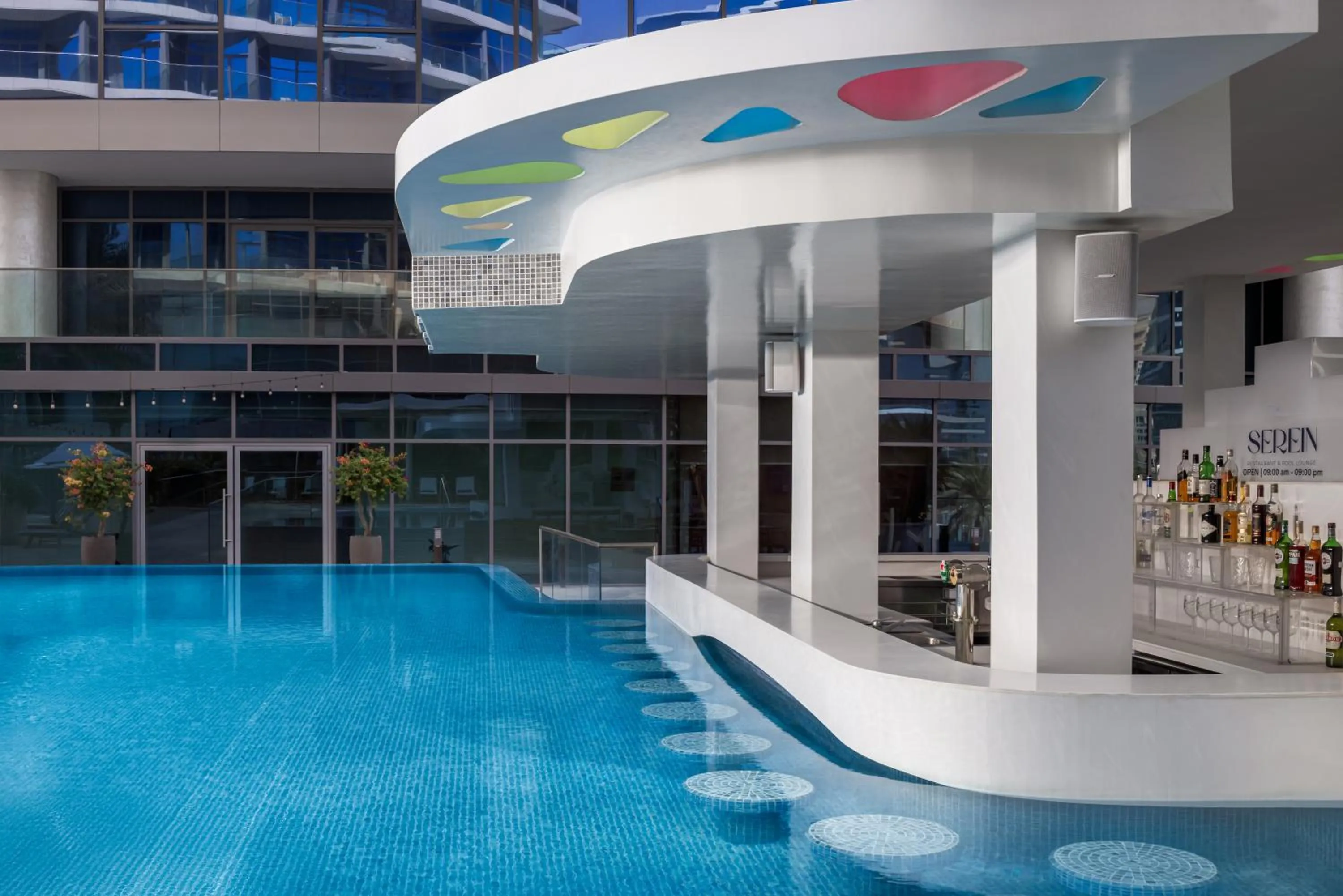 Swimming pool in Hilton Dubai Creek Hotel & Residences