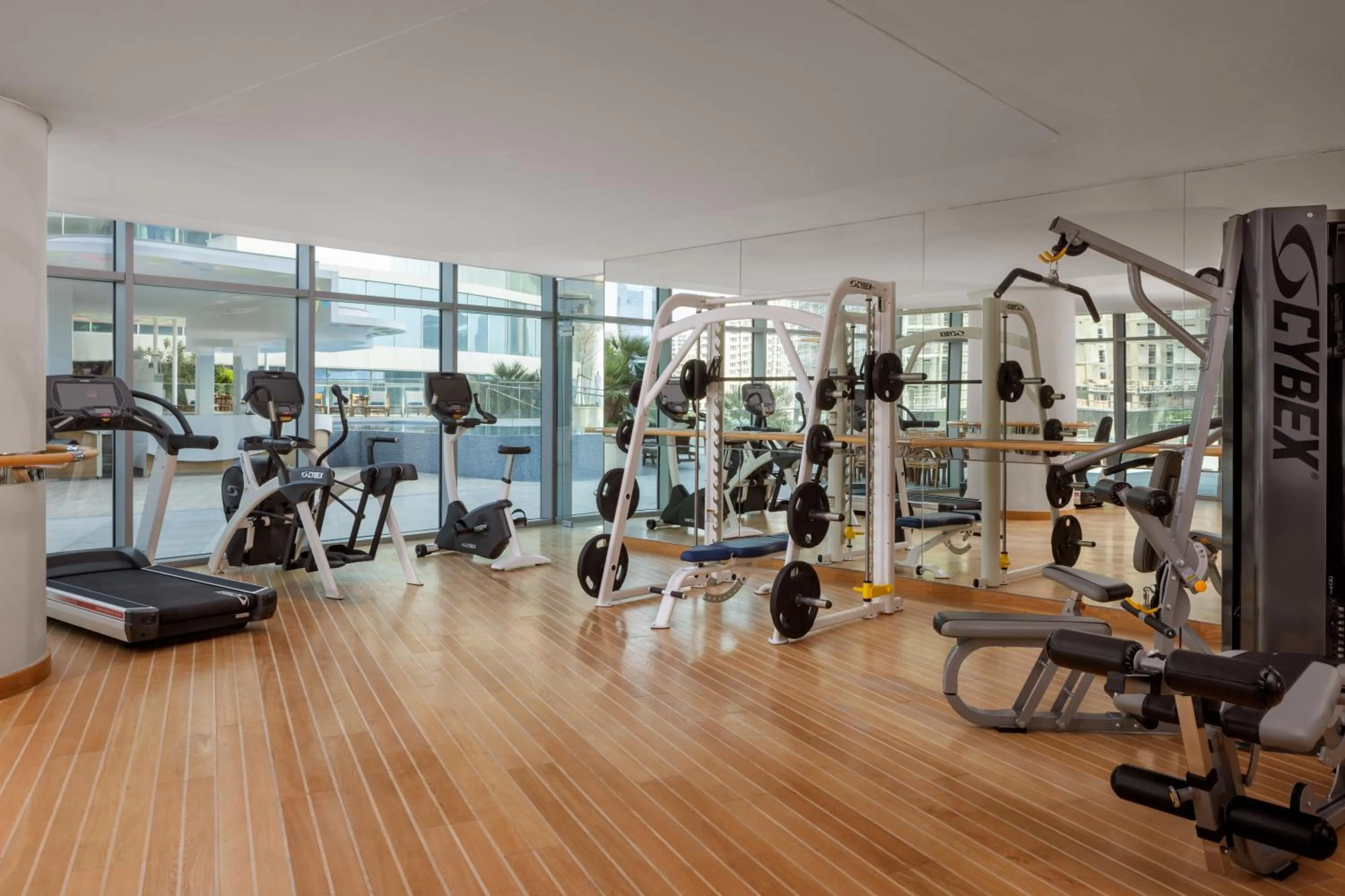 Fitness centre/facilities in Hilton Dubai Creek Hotel & Residences