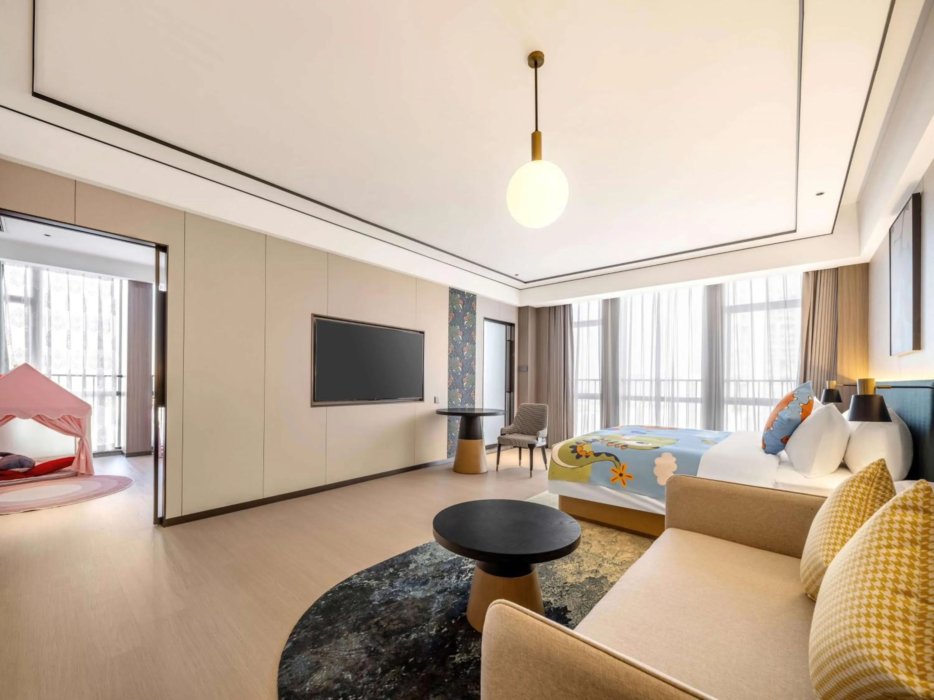 Living room in Hilton Garden Inn Jiangmen Xinhui