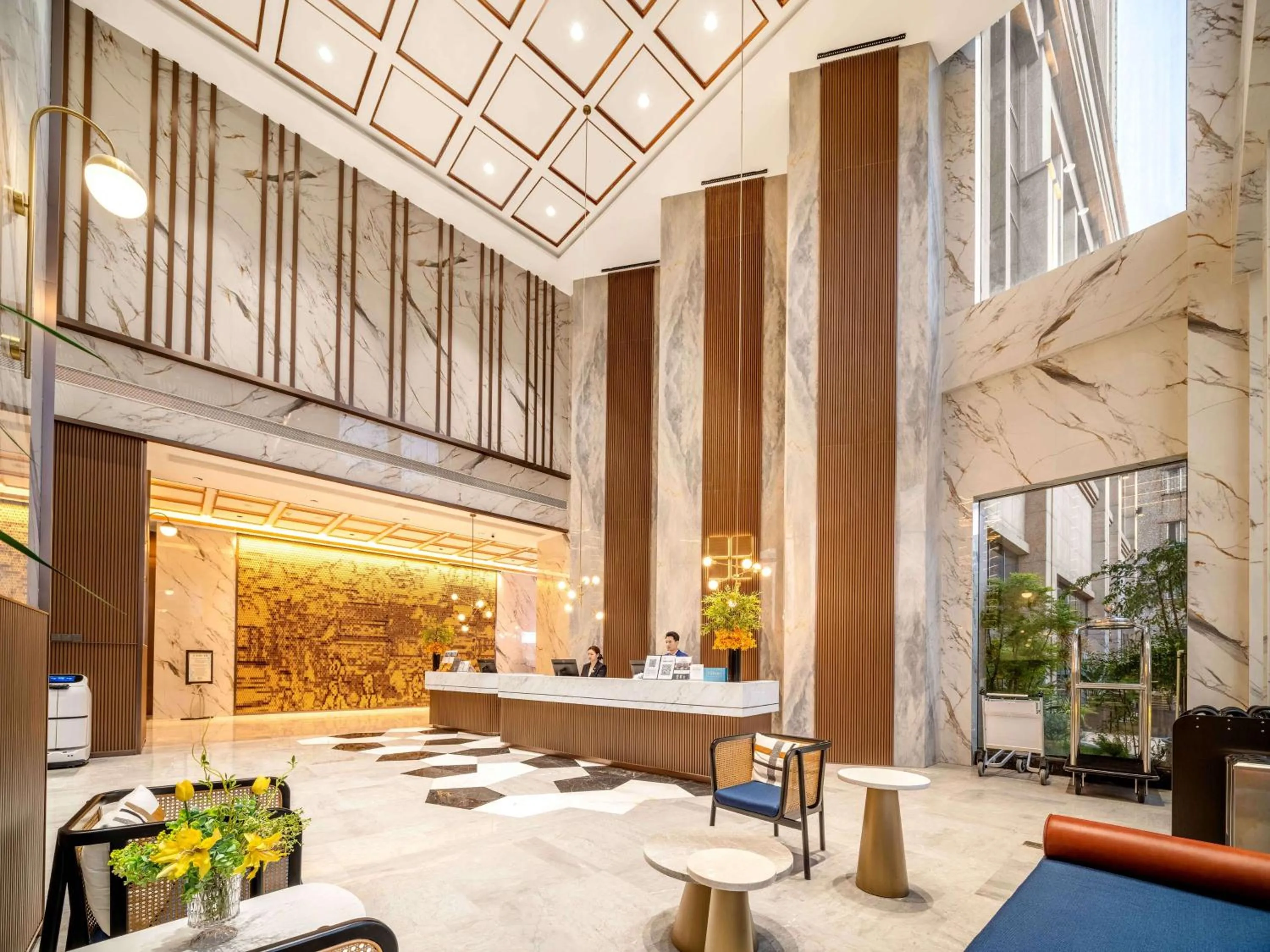 Lobby or reception in Hilton Garden Inn Jiangmen Xinhui
