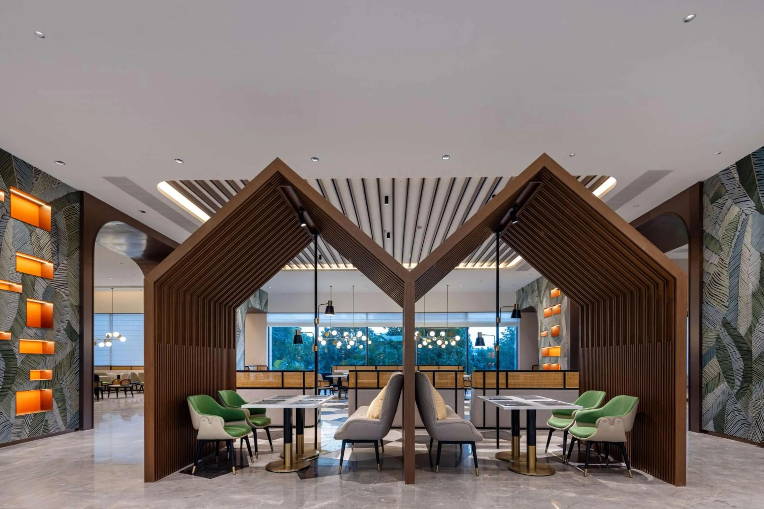 Lobby or reception in Hilton Garden Inn Jiangmen Xinhui