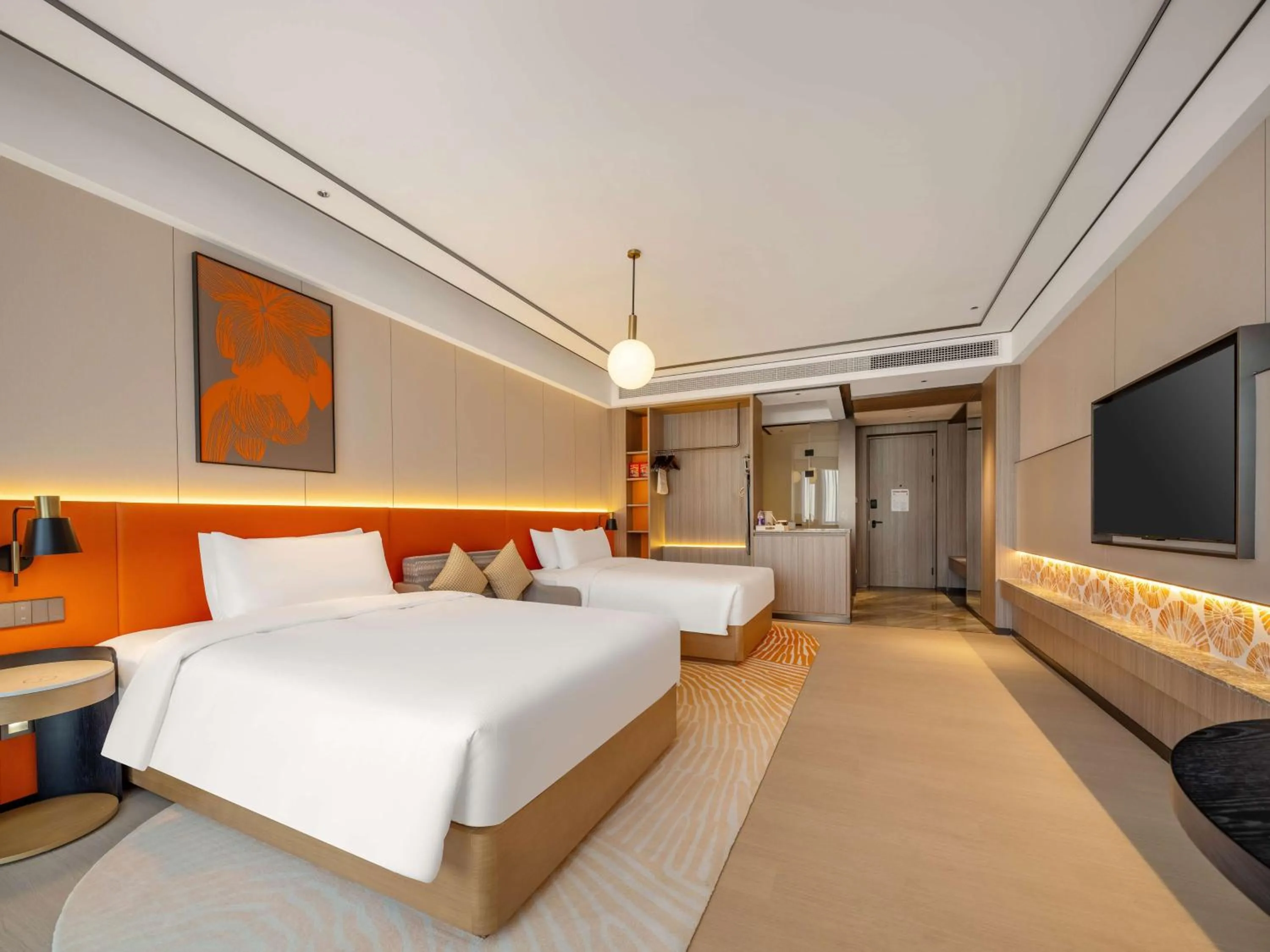 Bed in Hilton Garden Inn Jiangmen Xinhui