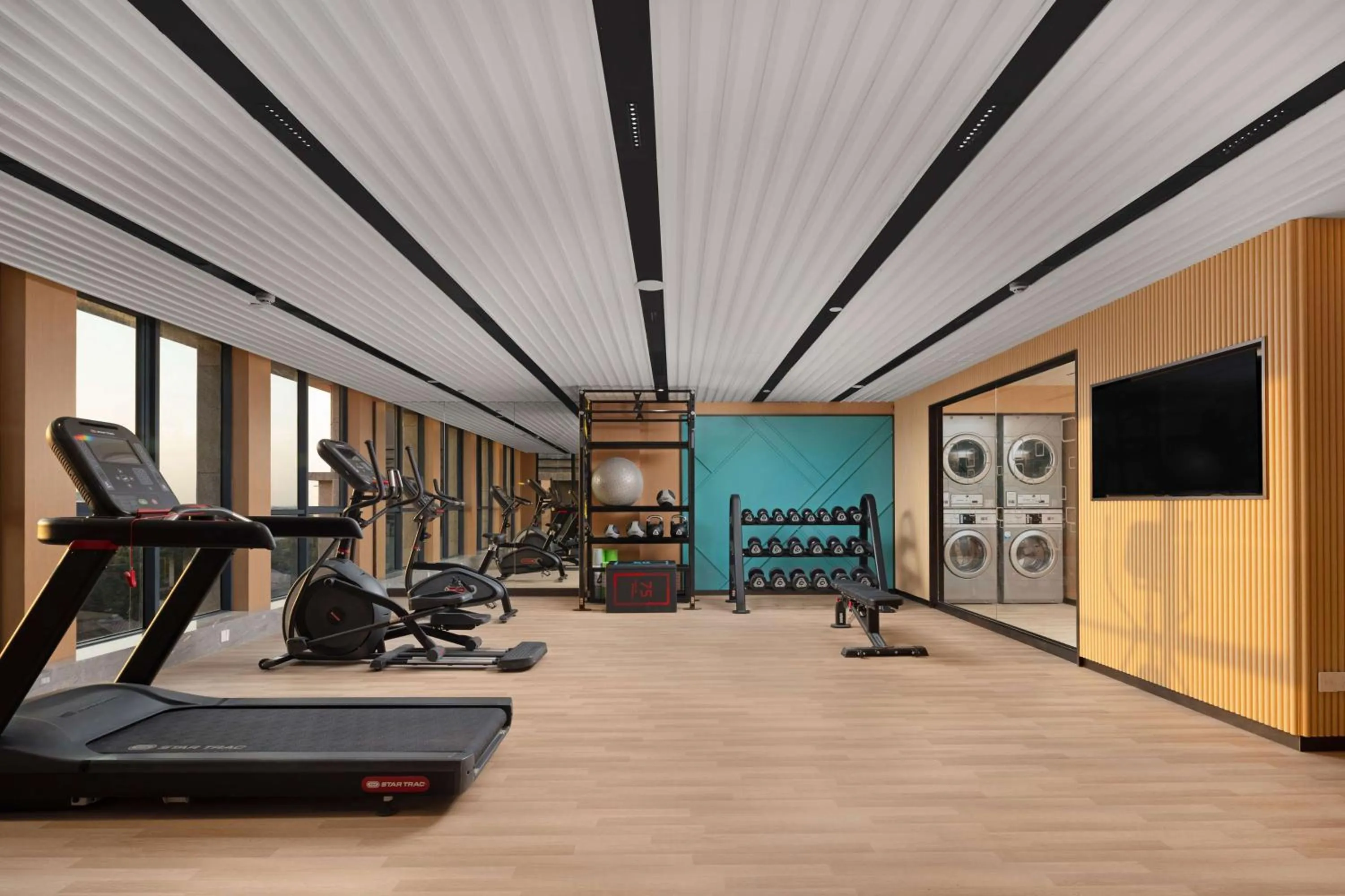 Fitness centre/facilities in Hilton Garden Inn Jiangmen Xinhui
