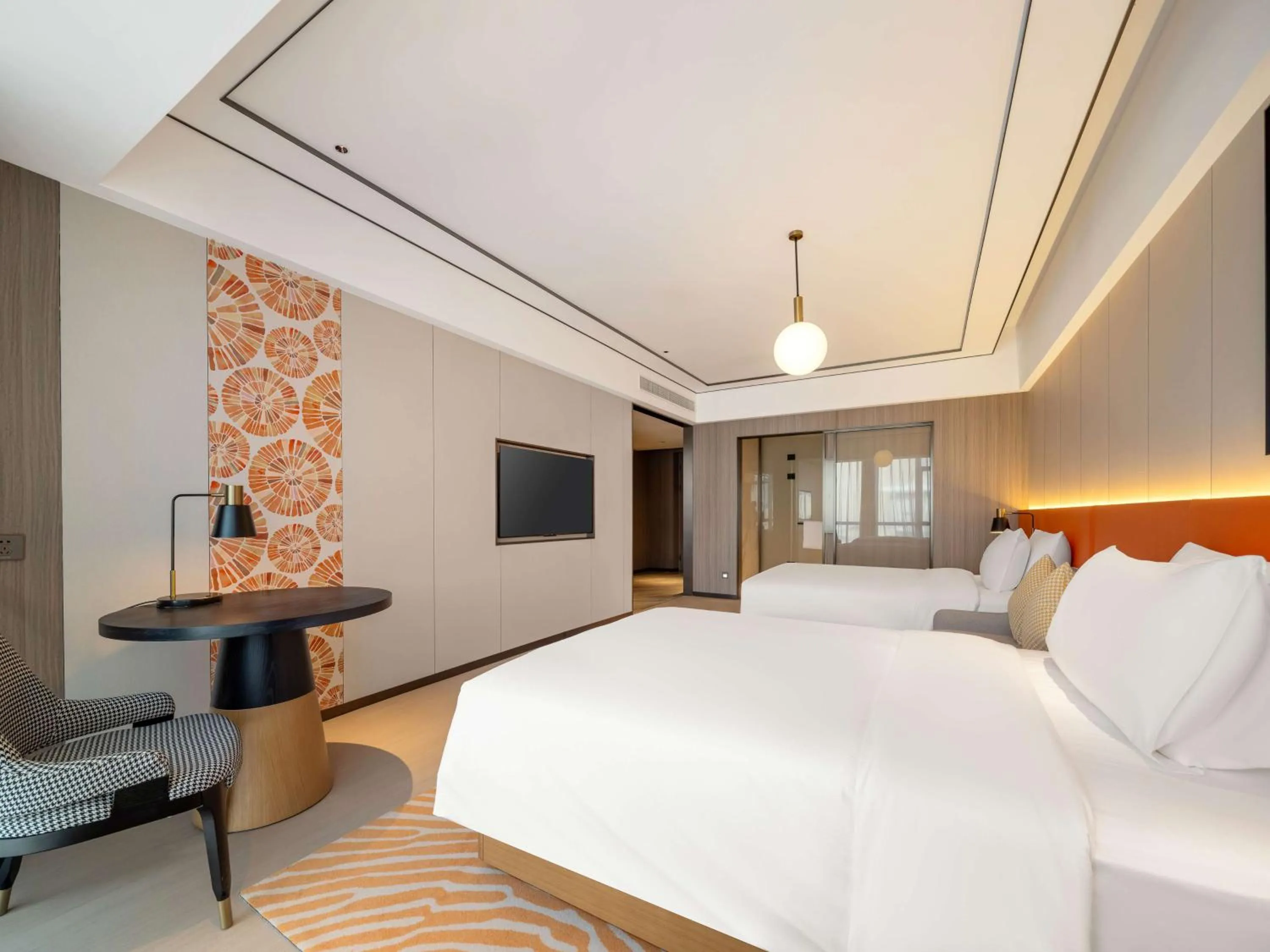 Bed in Hilton Garden Inn Jiangmen Xinhui