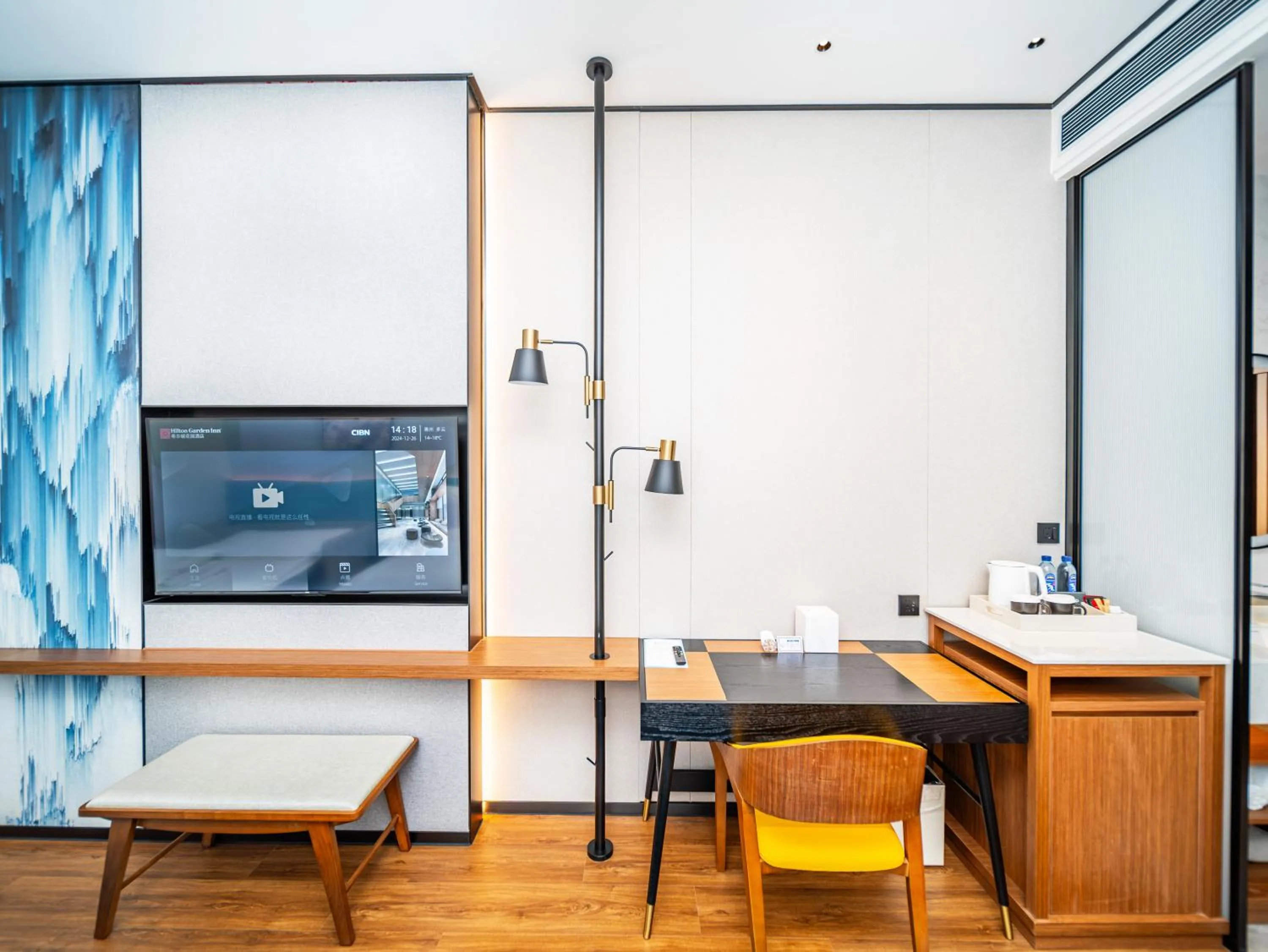 Seating area in Hilton Garden Inn Huizhou North Railway Station