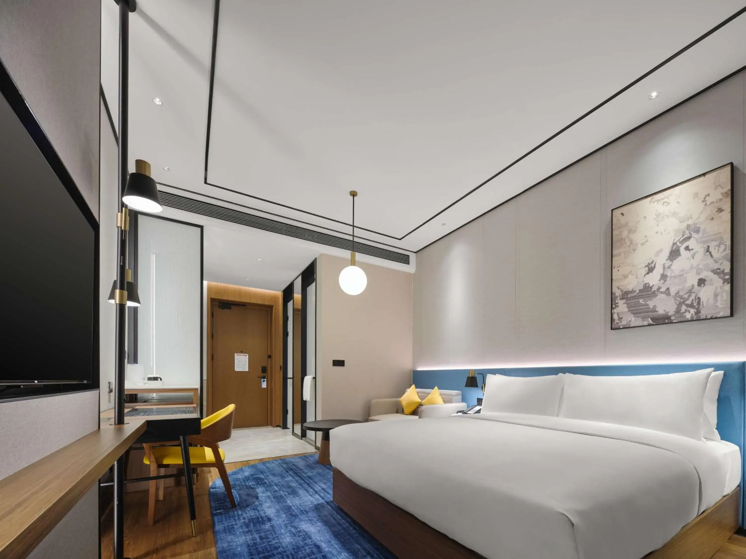 King Guest Room in Hilton Garden Inn Huizhou North Railway Station King Guest Room in Hilton Garden Inn Huizhou North Railway Station