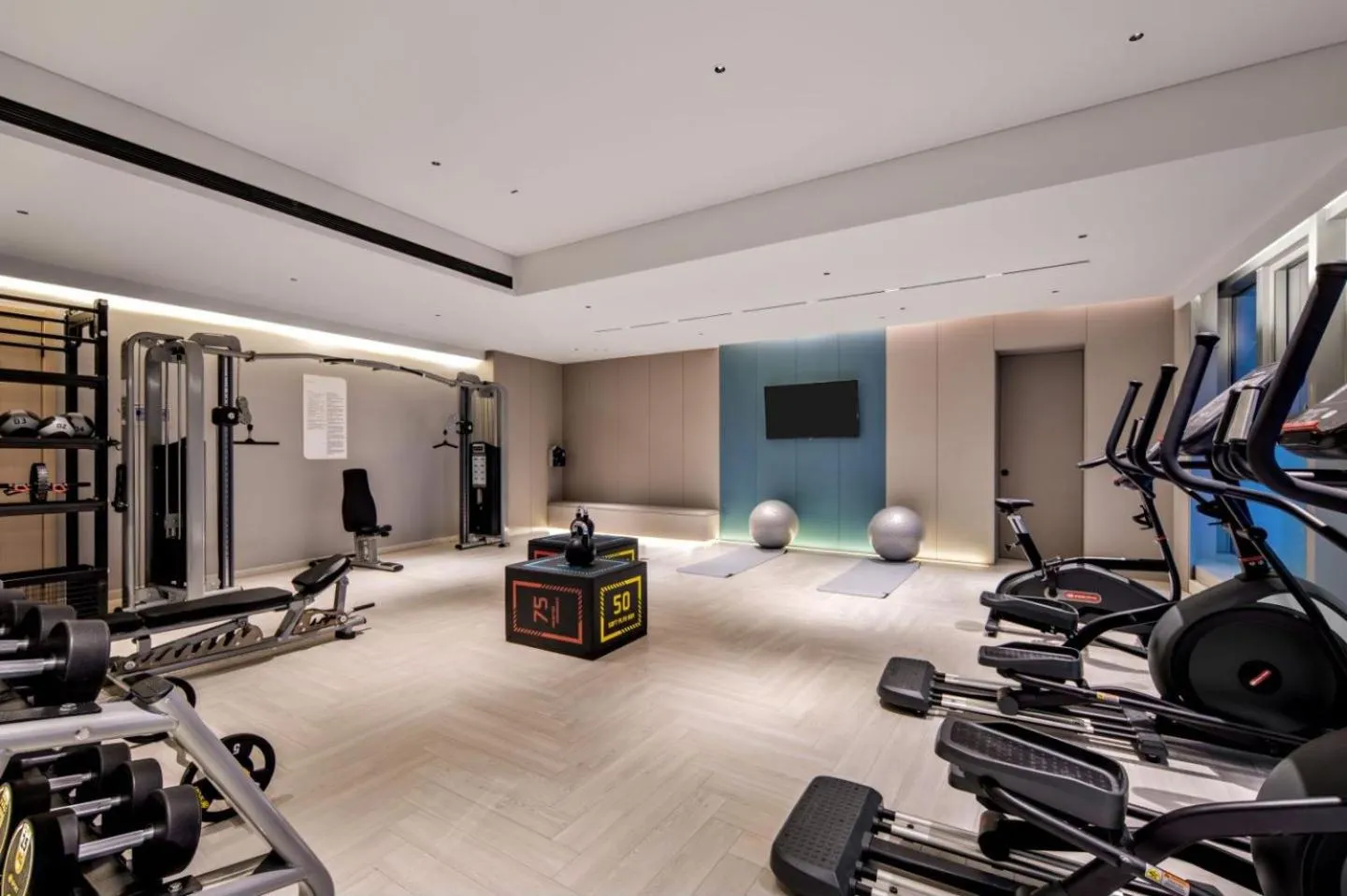 Fitness centre/facilities in Hilton Garden Inn Nanjing Hexi Olympic Sports Center