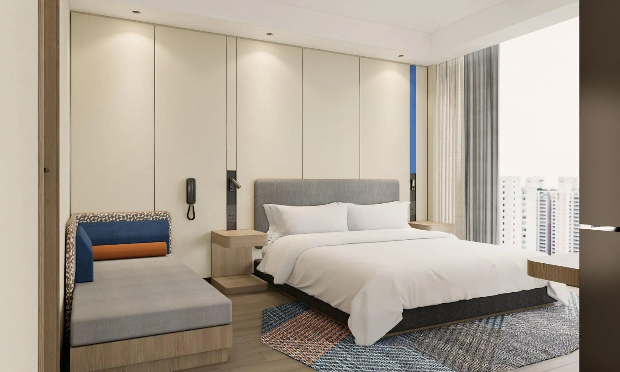 Photo of the whole room, Bed in Holiday Inn Express Xi'an Daxing by IHG