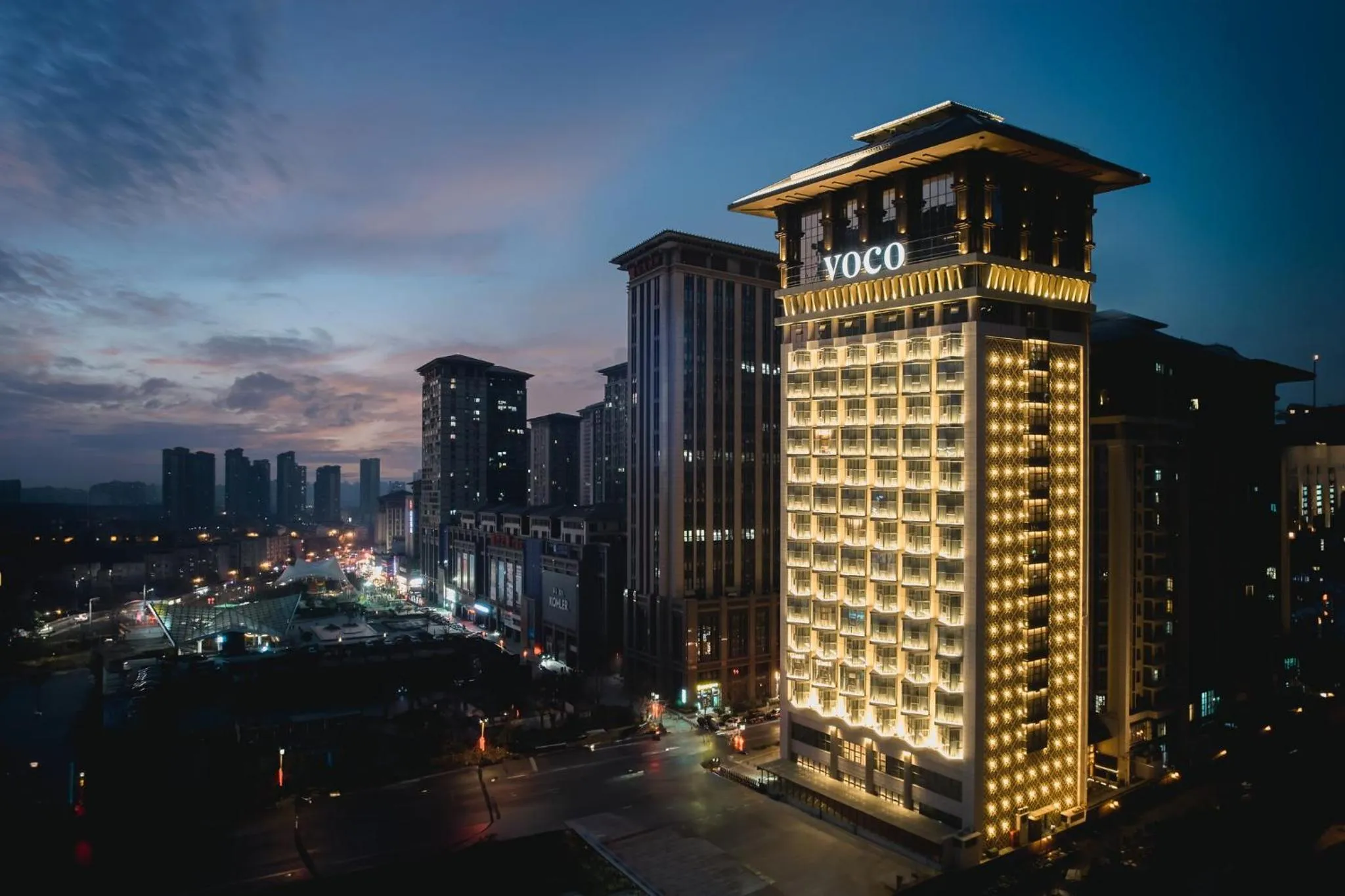 Property building in voco Xi'an Qindu Legend by IHG