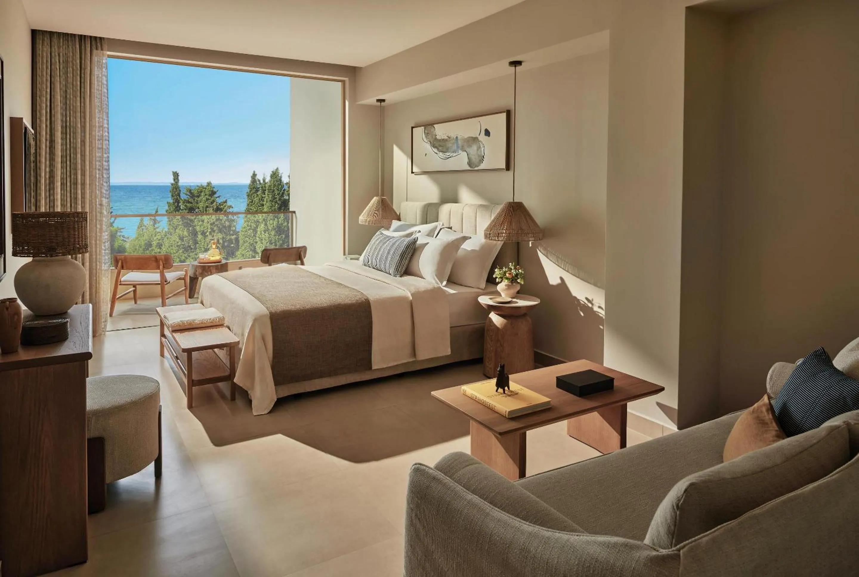 Photo of the whole room, Bed in Ikos Olivia