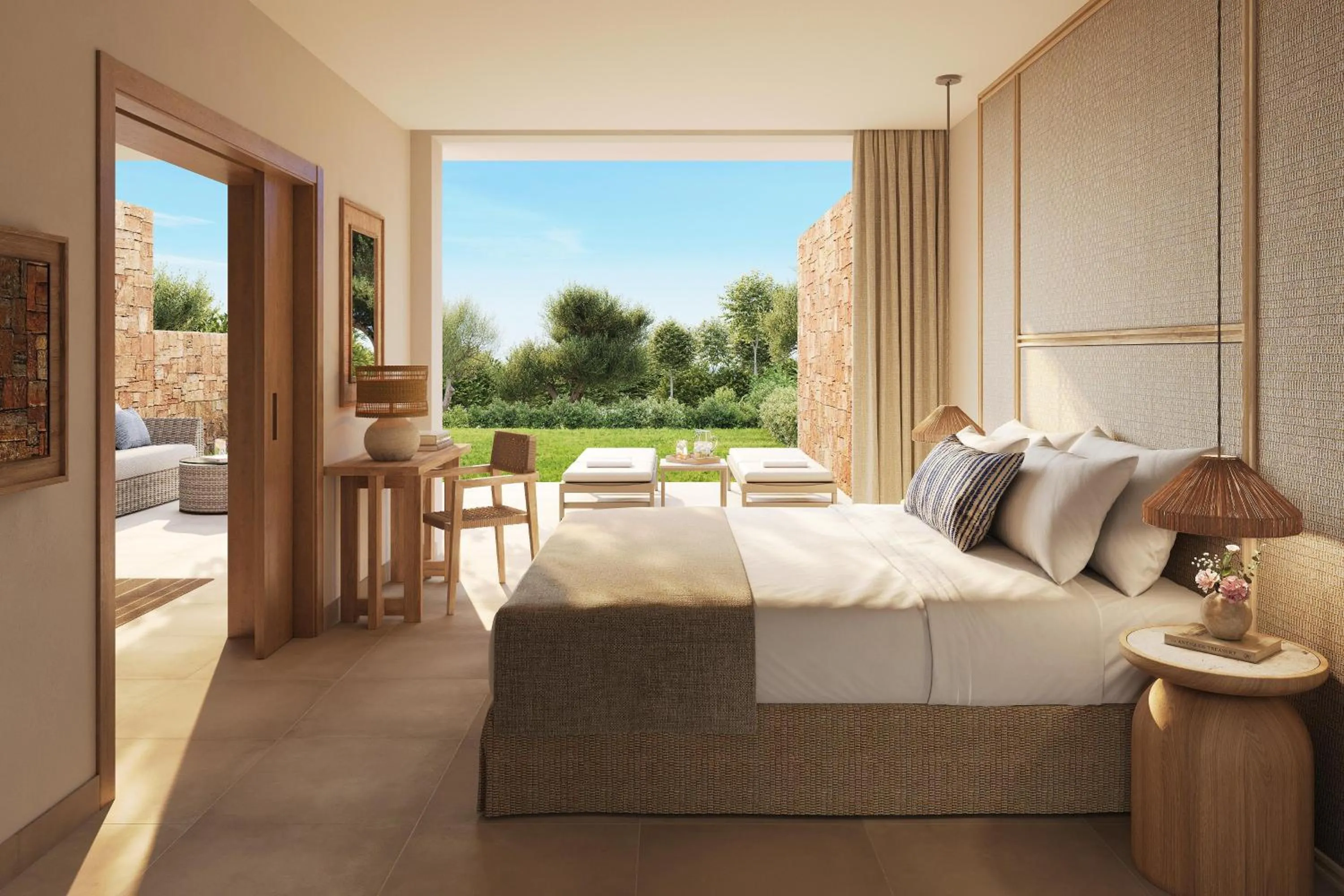 Photo of the whole room, Bed in Ikos Olivia