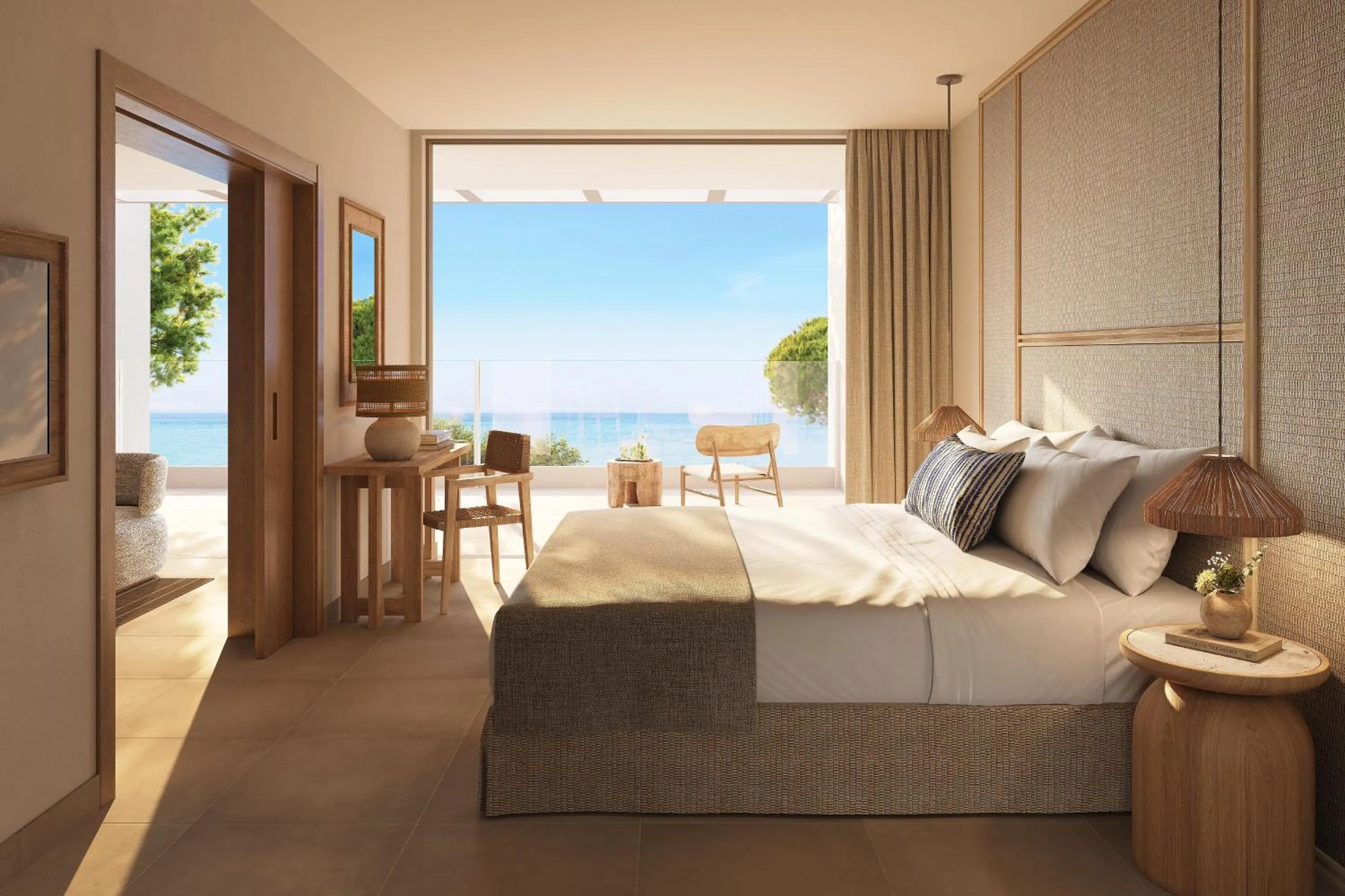 Photo of the whole room, Bed in Ikos Olivia