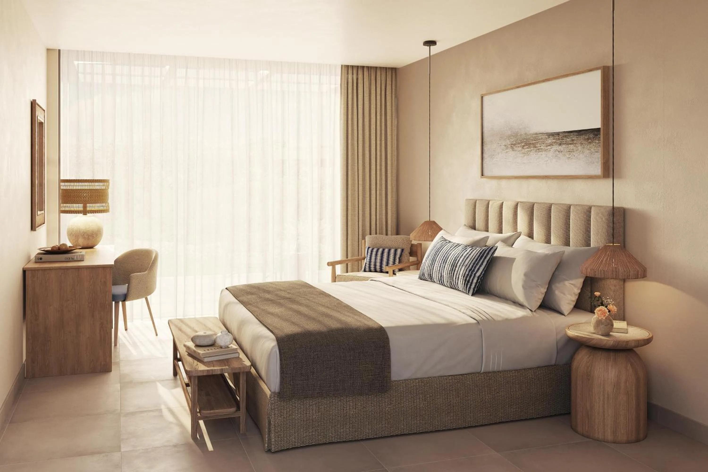 Photo of the whole room, Bed in Ikos Olivia