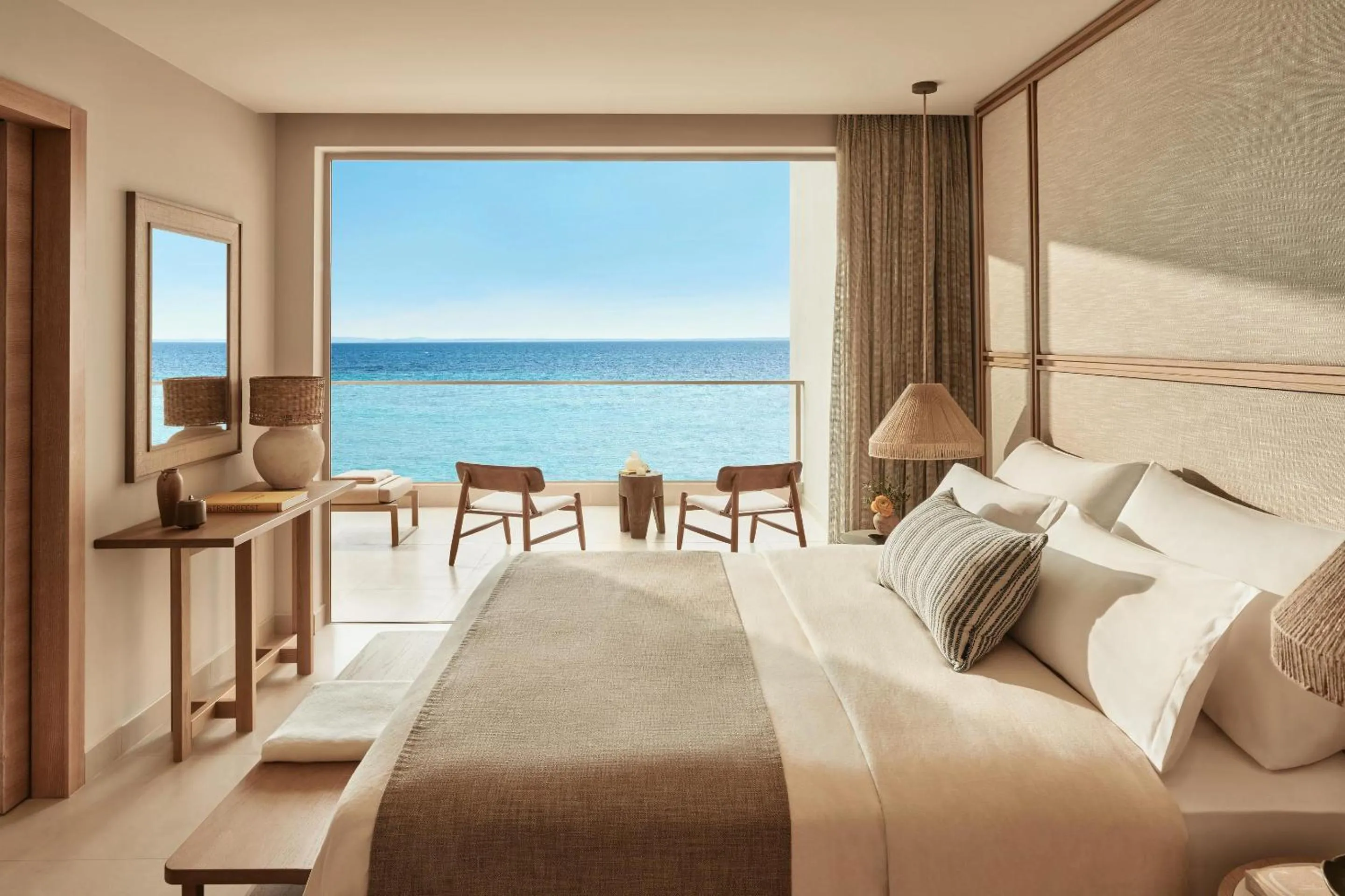 Photo of the whole room, Bed in Ikos Olivia