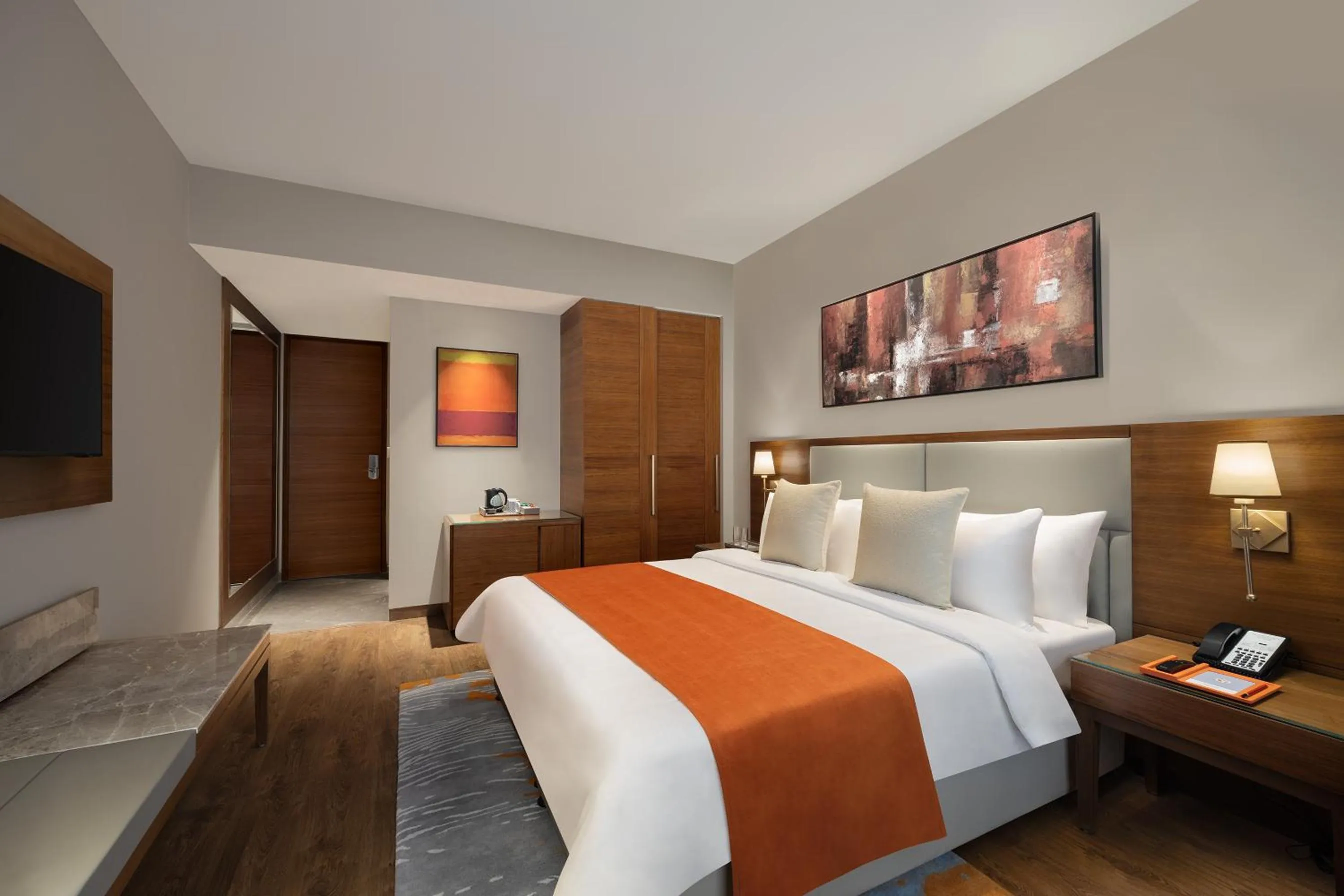 Bedroom, Bed in Fortune Park, East Delhi - Member ITC Hotels' Group