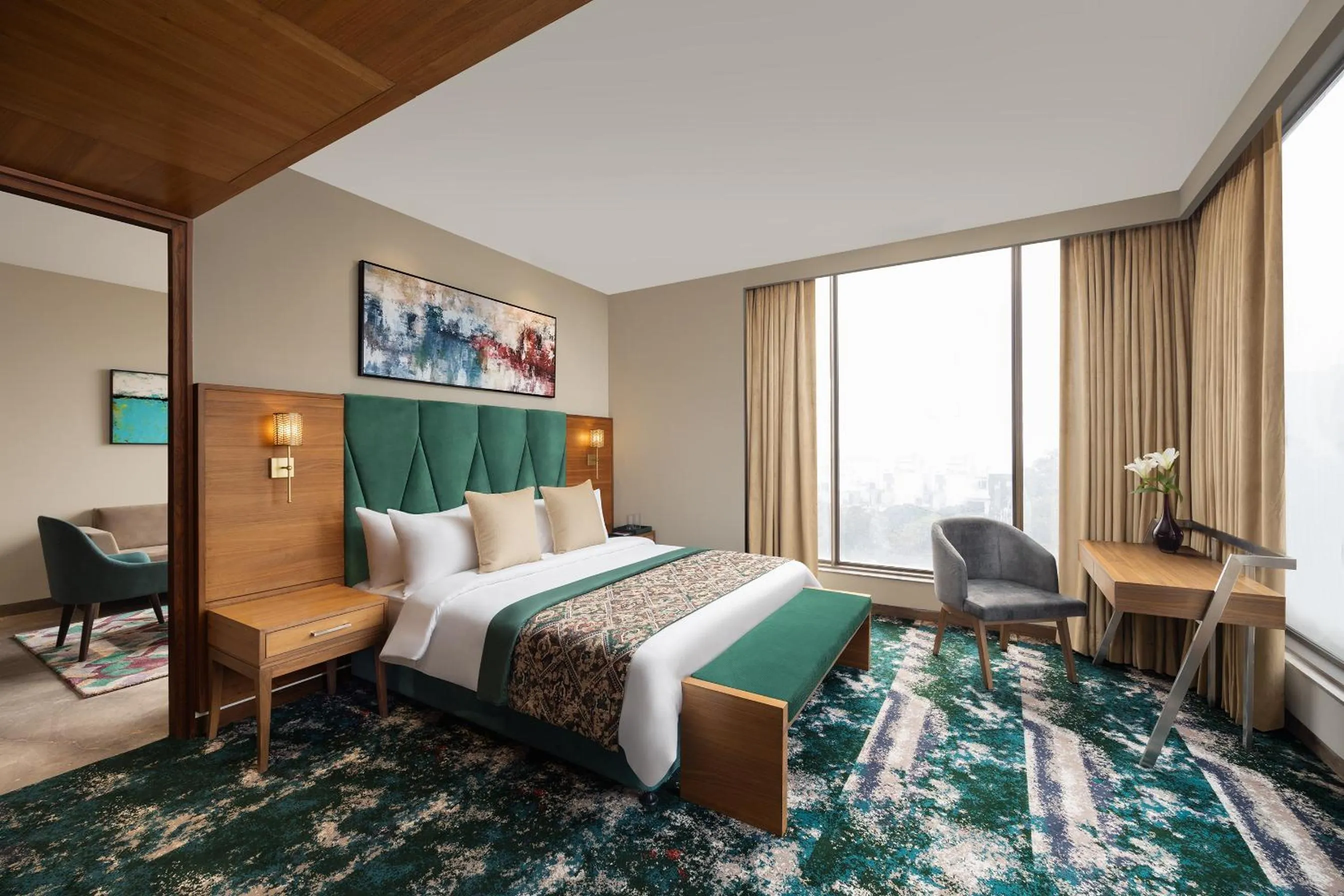 Bedroom, Bed in Fortune Park, East Delhi - Member ITC Hotels' Group