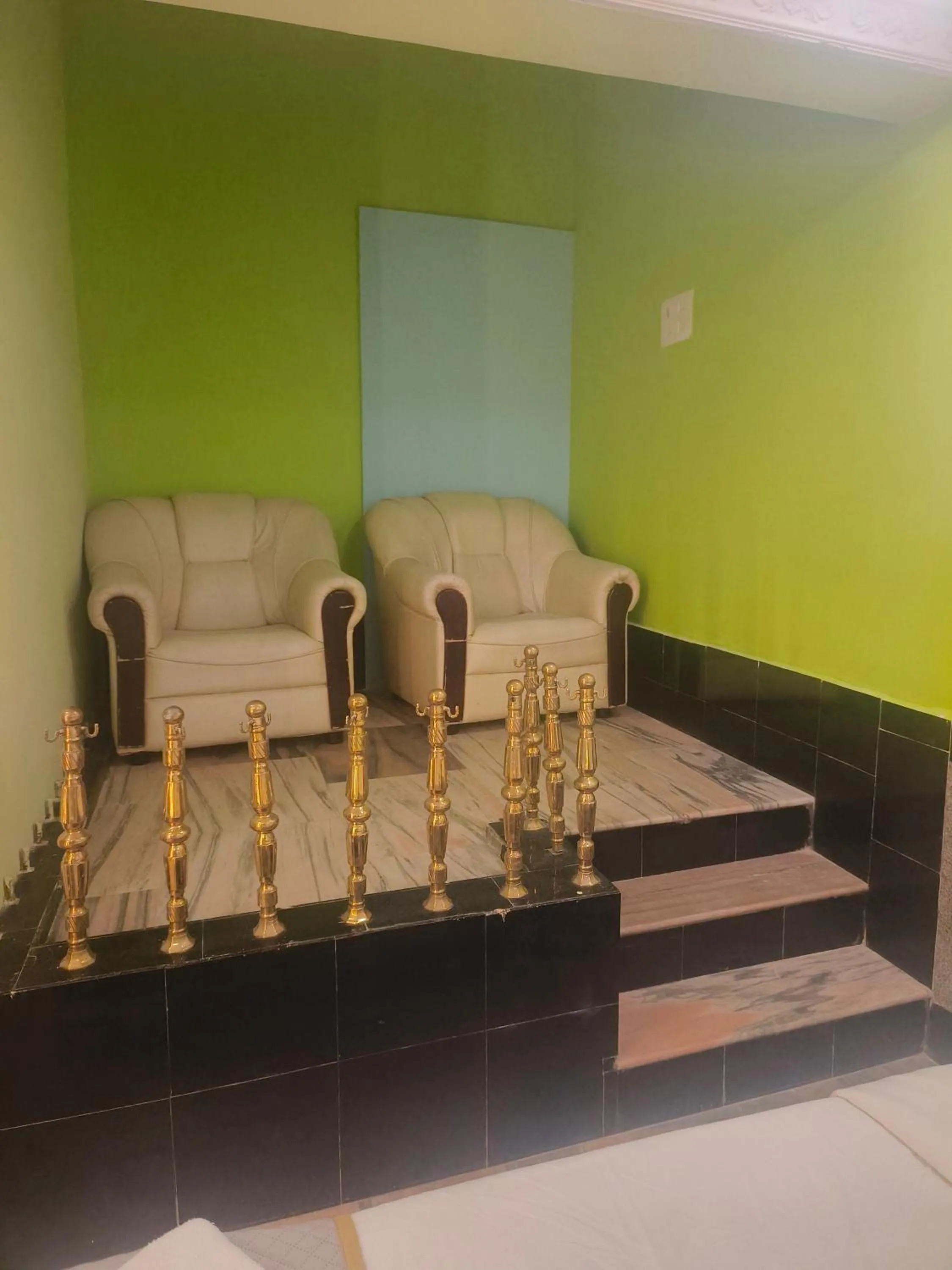 Seating area in Kailasaa Residency
