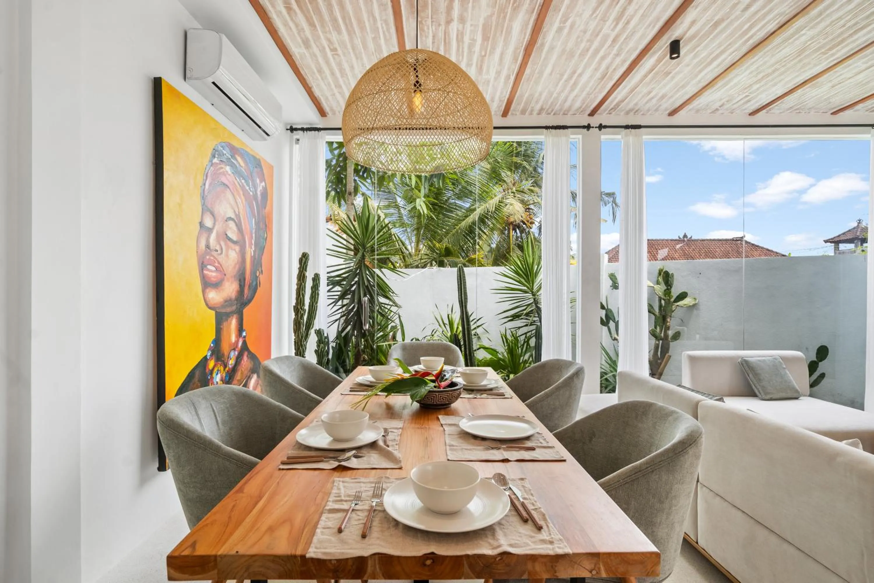 Living room in Alicante Villa