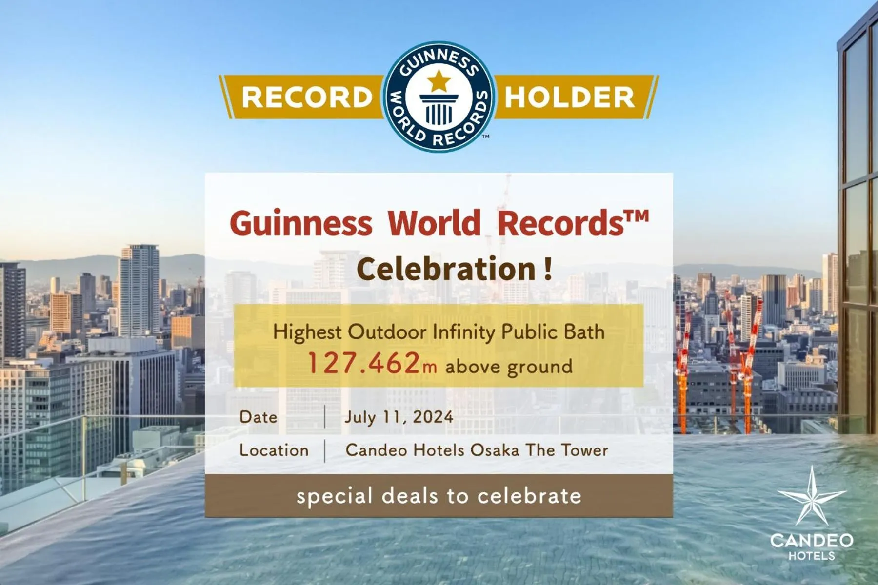 Public Bath in Candeo Hotels Osaka The Tower