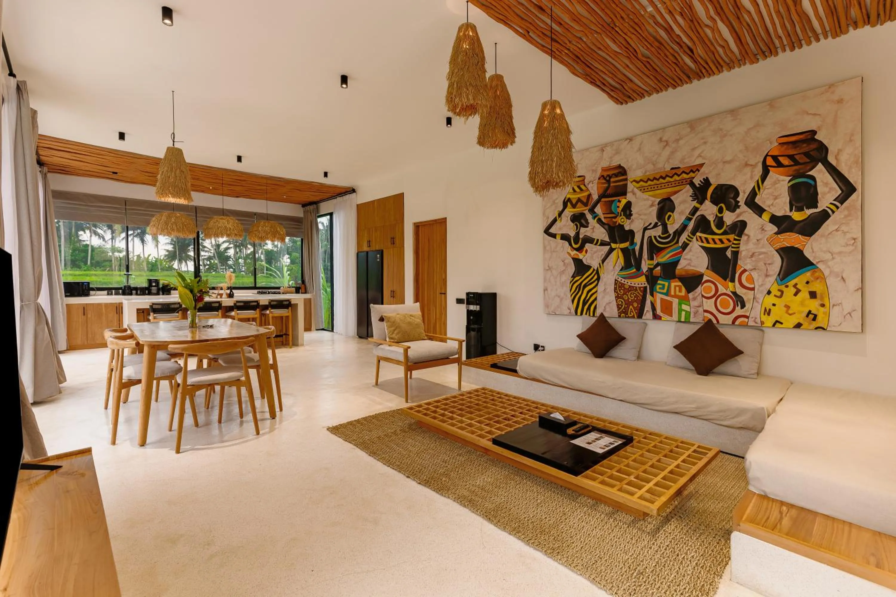 Living room in Marbella Villa