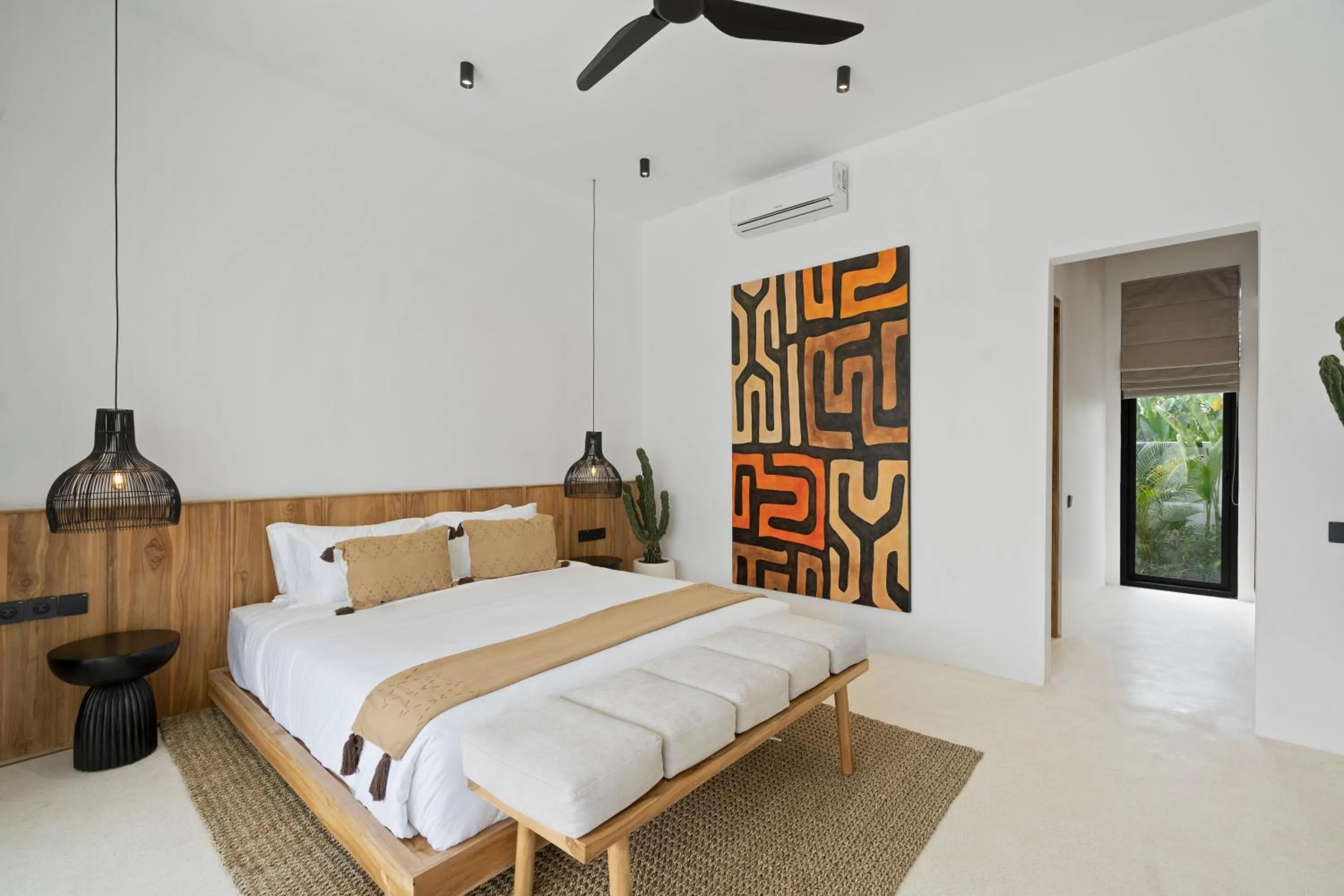 Bed in Marbella Villa