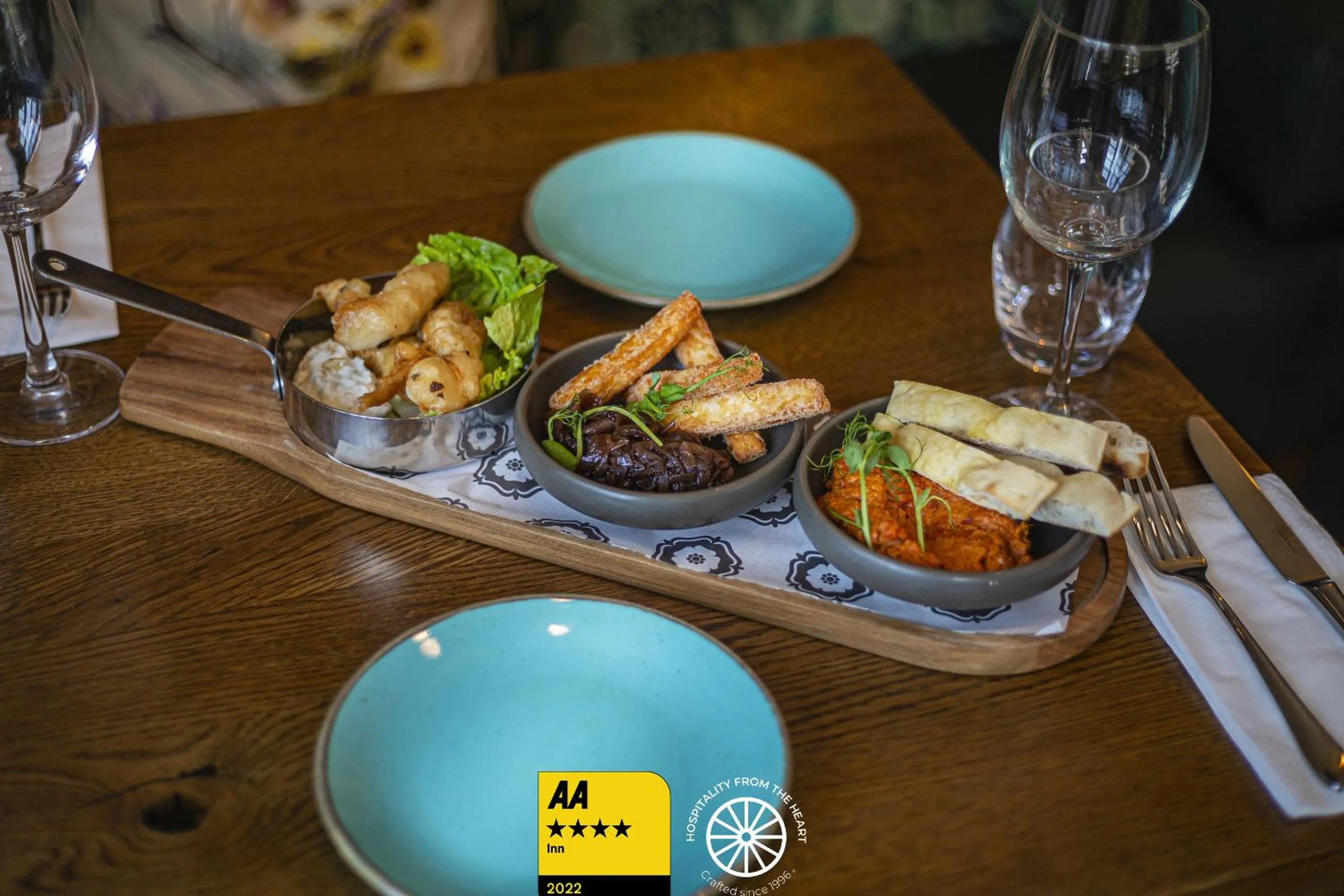 Food close-up in The Tudor House Hotel, Tewkesbury, Gloucestershire - The Coaching Inn Group