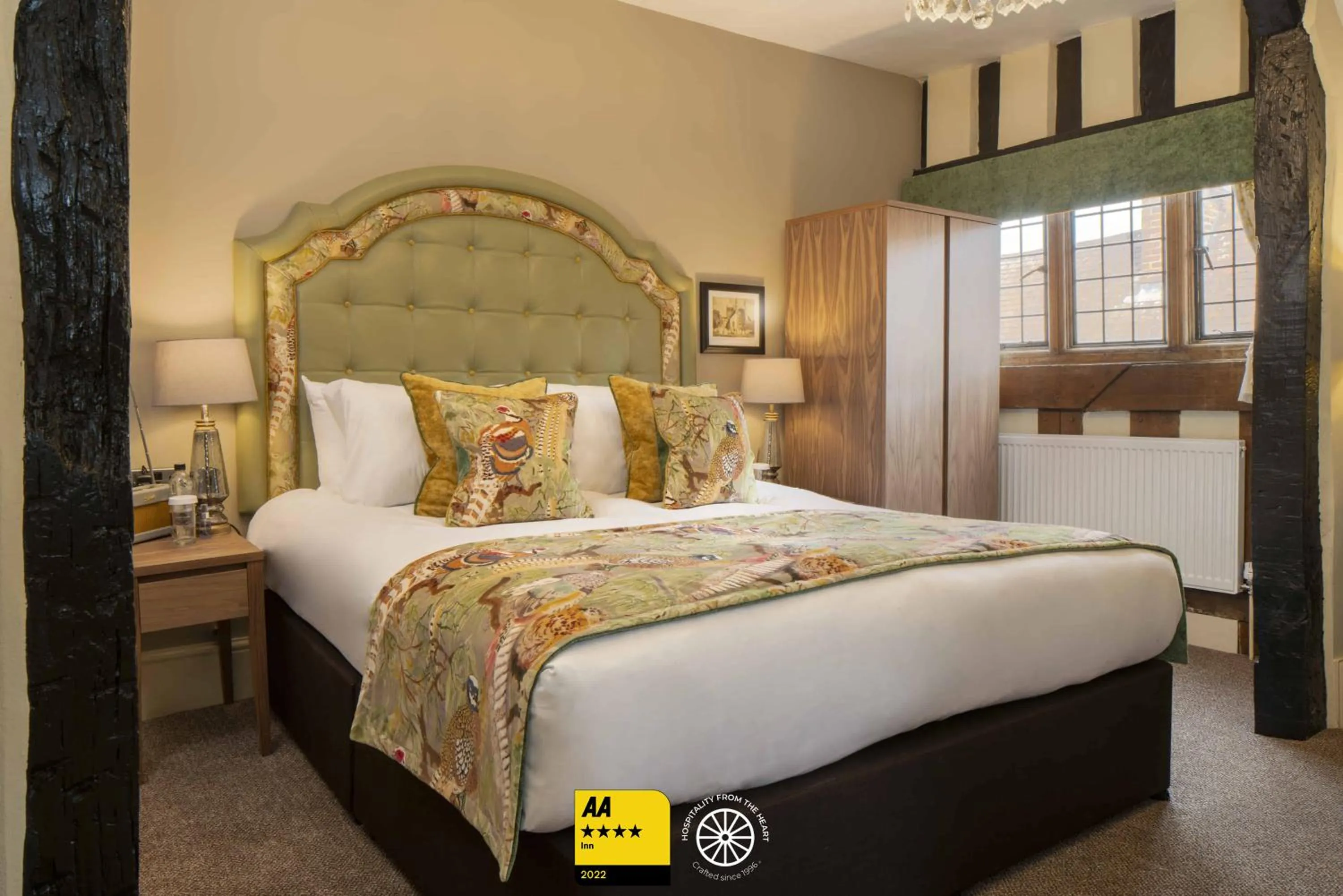 Bed in The Tudor House Hotel, Tewkesbury, Gloucestershire - The Coaching Inn Group