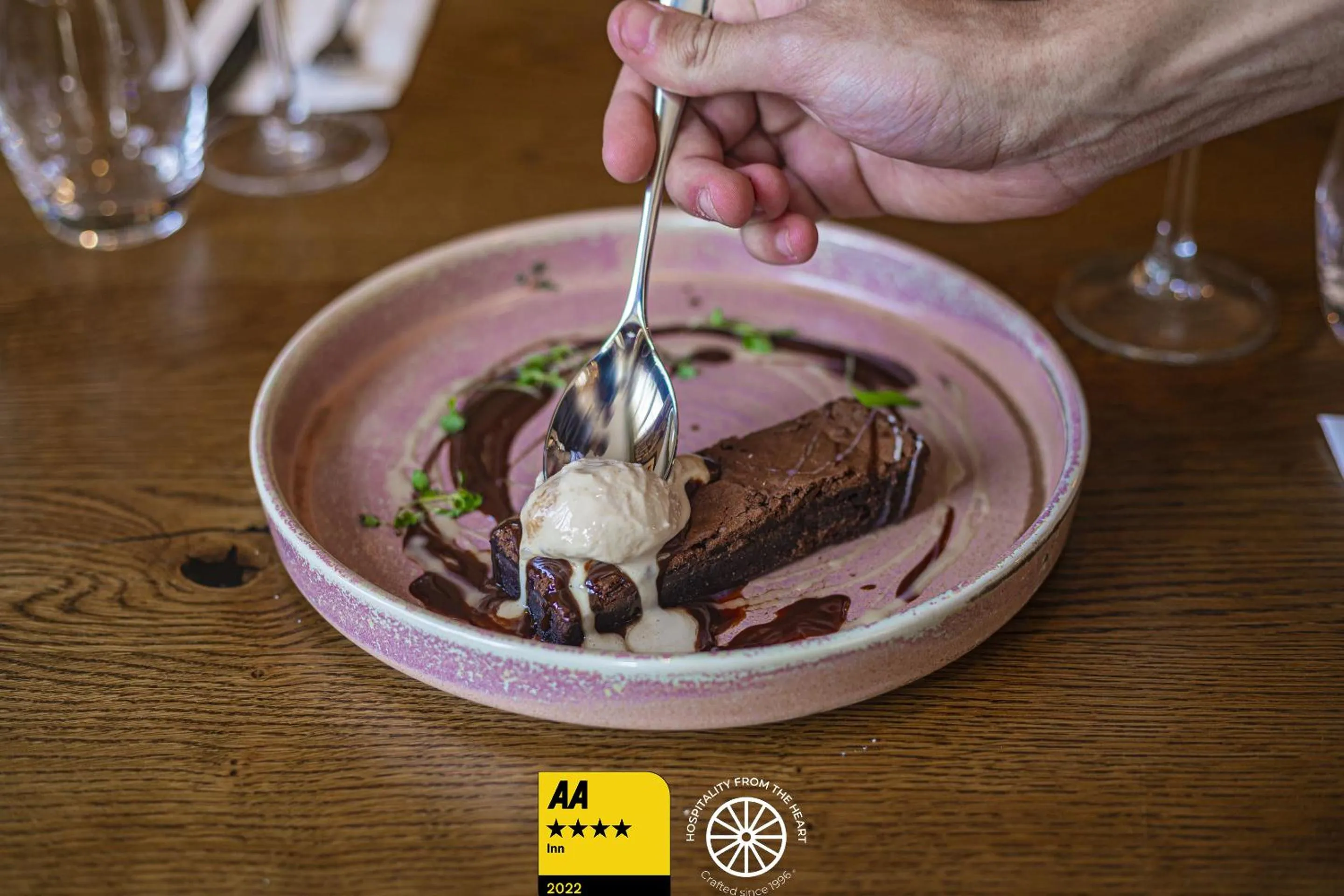 Food close-up in The Tudor House Hotel, Tewkesbury, Gloucestershire - The Coaching Inn Group