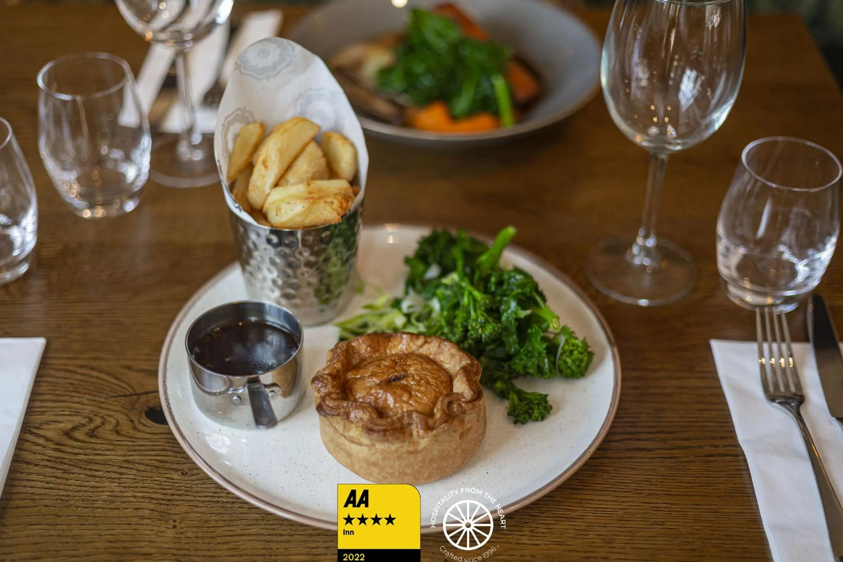 Food close-up in The Tudor House Hotel, Tewkesbury, Gloucestershire - The Coaching Inn Group