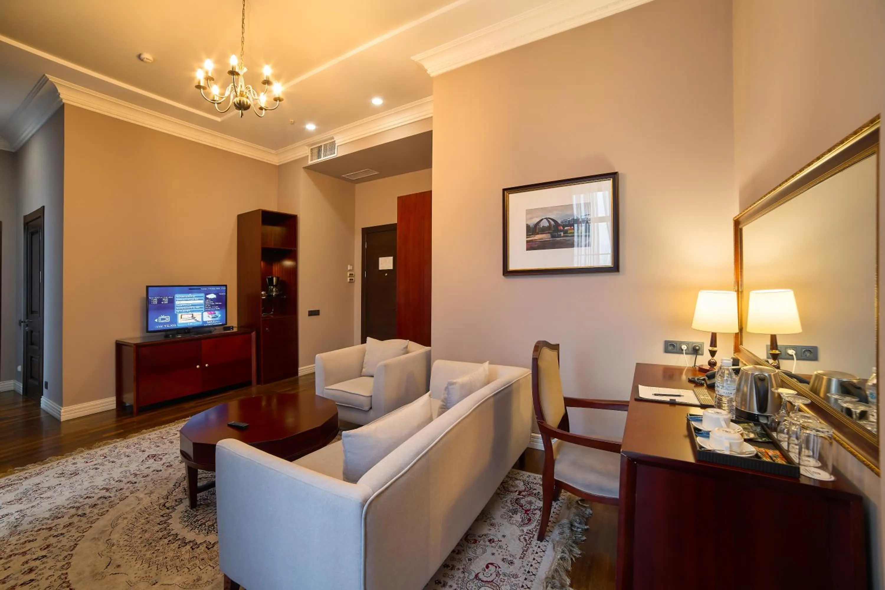 Living room in Ambassador Hotel