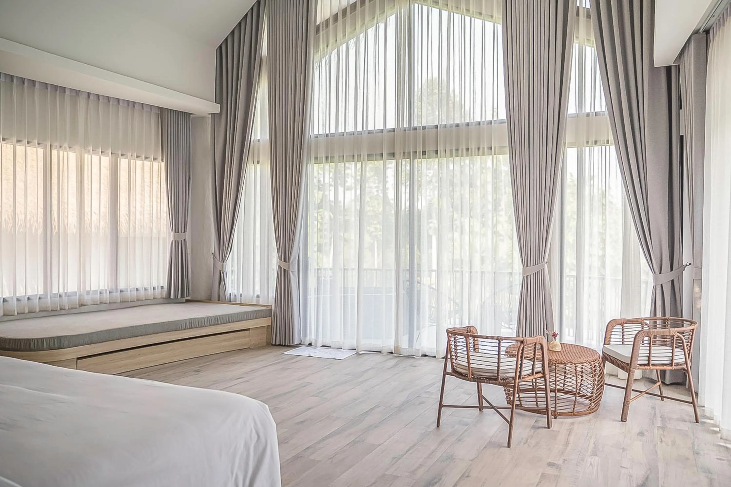 Living room, Bed in Villa De Leaf River Kaeng Krachan