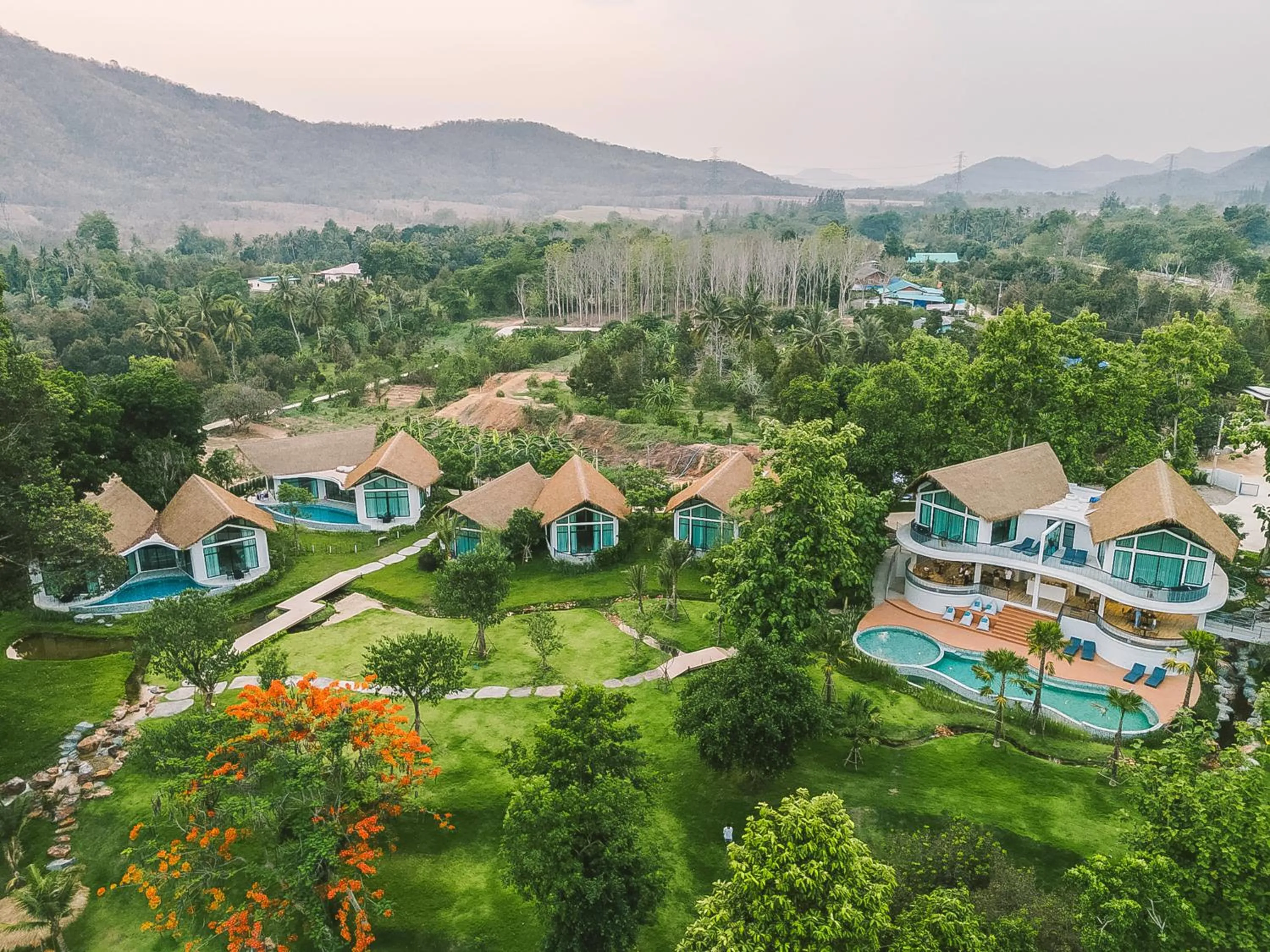Natural landscape in Villa De Leaf River Kaeng Krachan