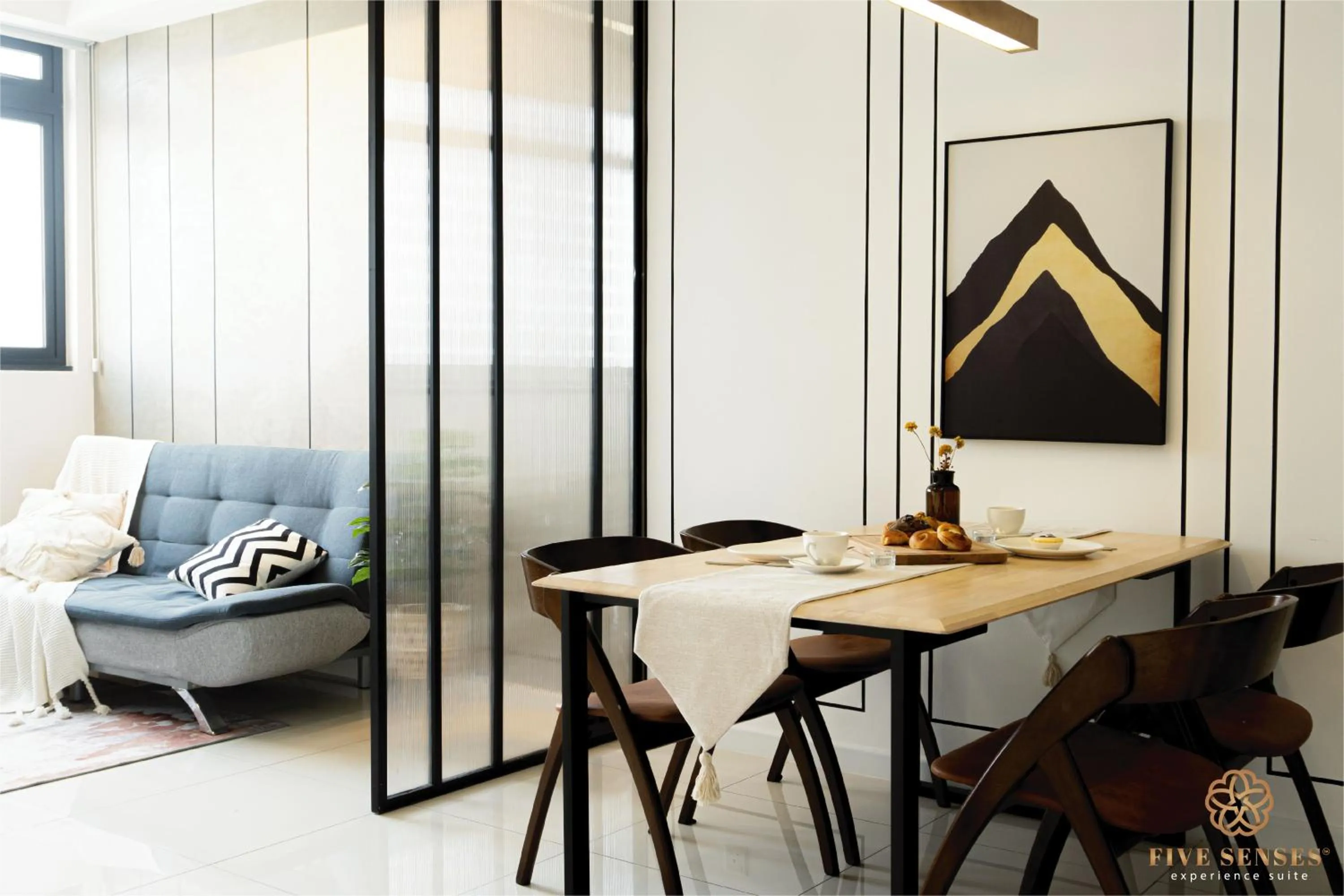 Dining area in Chambers Signature Suites, Kuala Lumpur