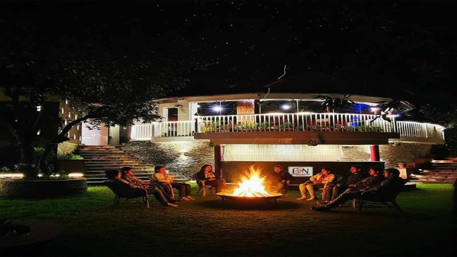 Evening entertainment in Essence of Nature, Ranikhet