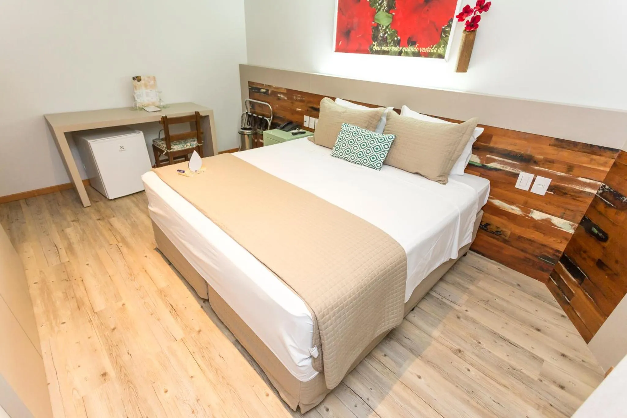 Bed in Hotel Pousada do Bosque