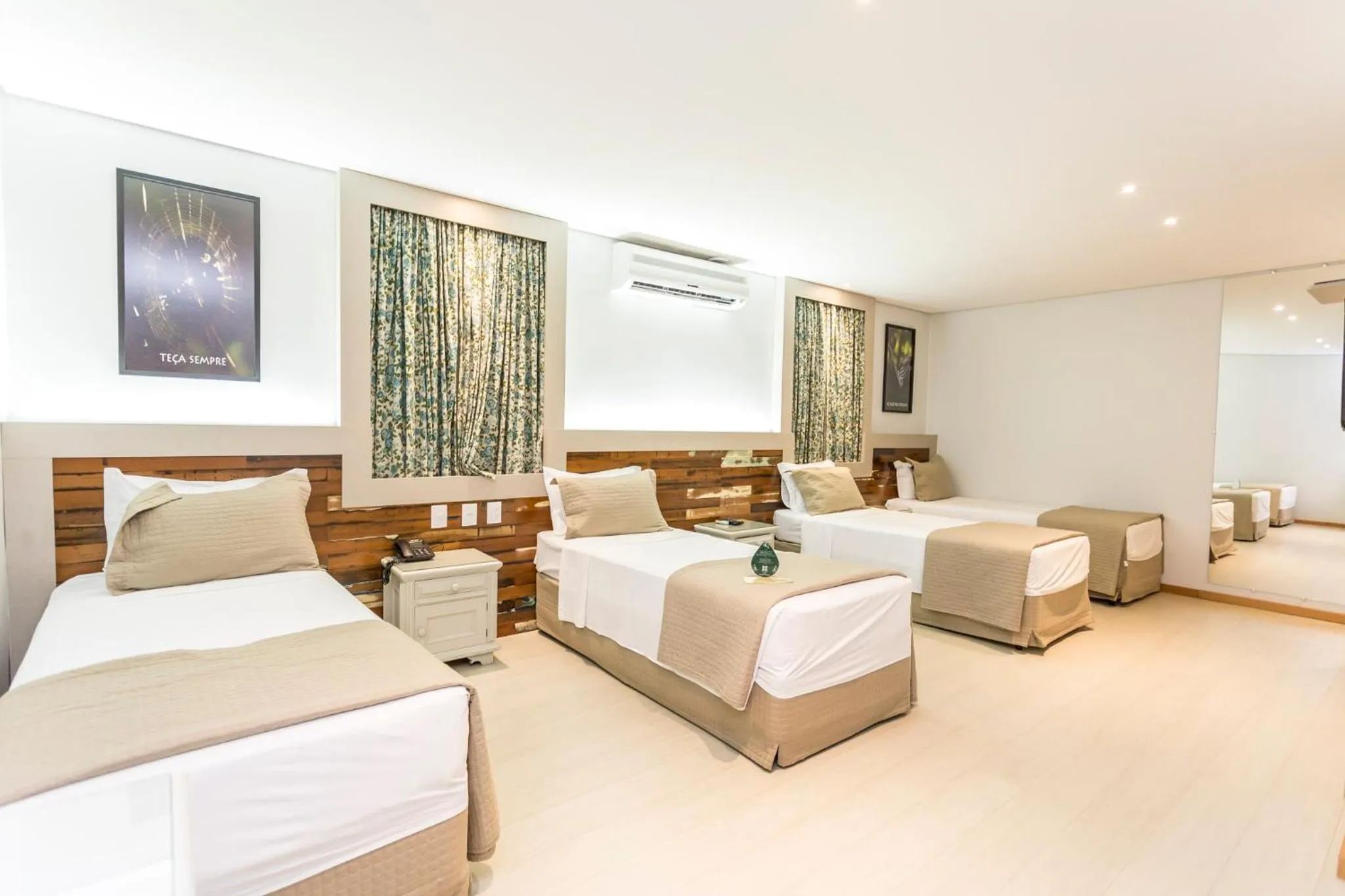 Bed in Hotel Pousada do Bosque