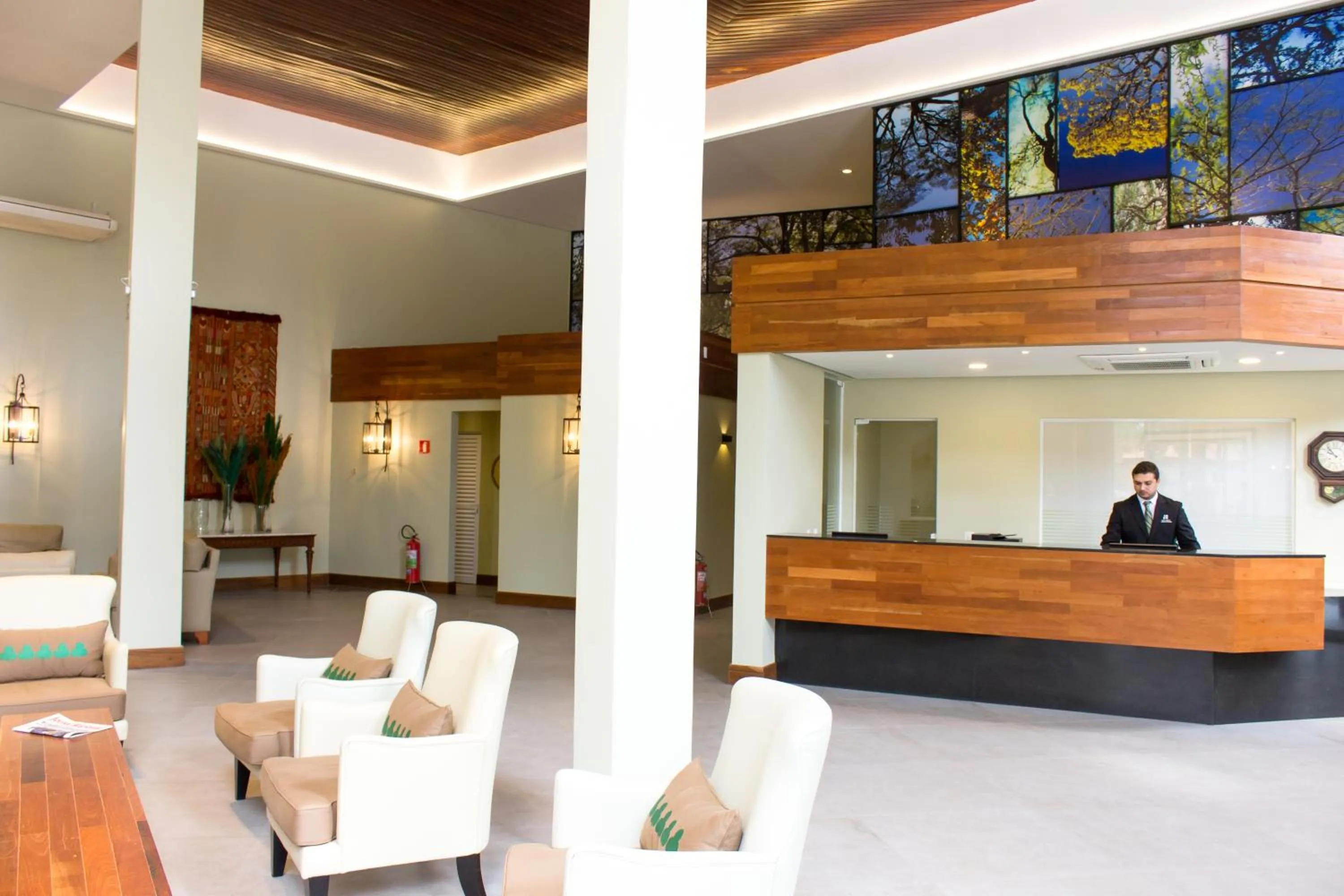 Lobby or reception in Hotel Pousada do Bosque