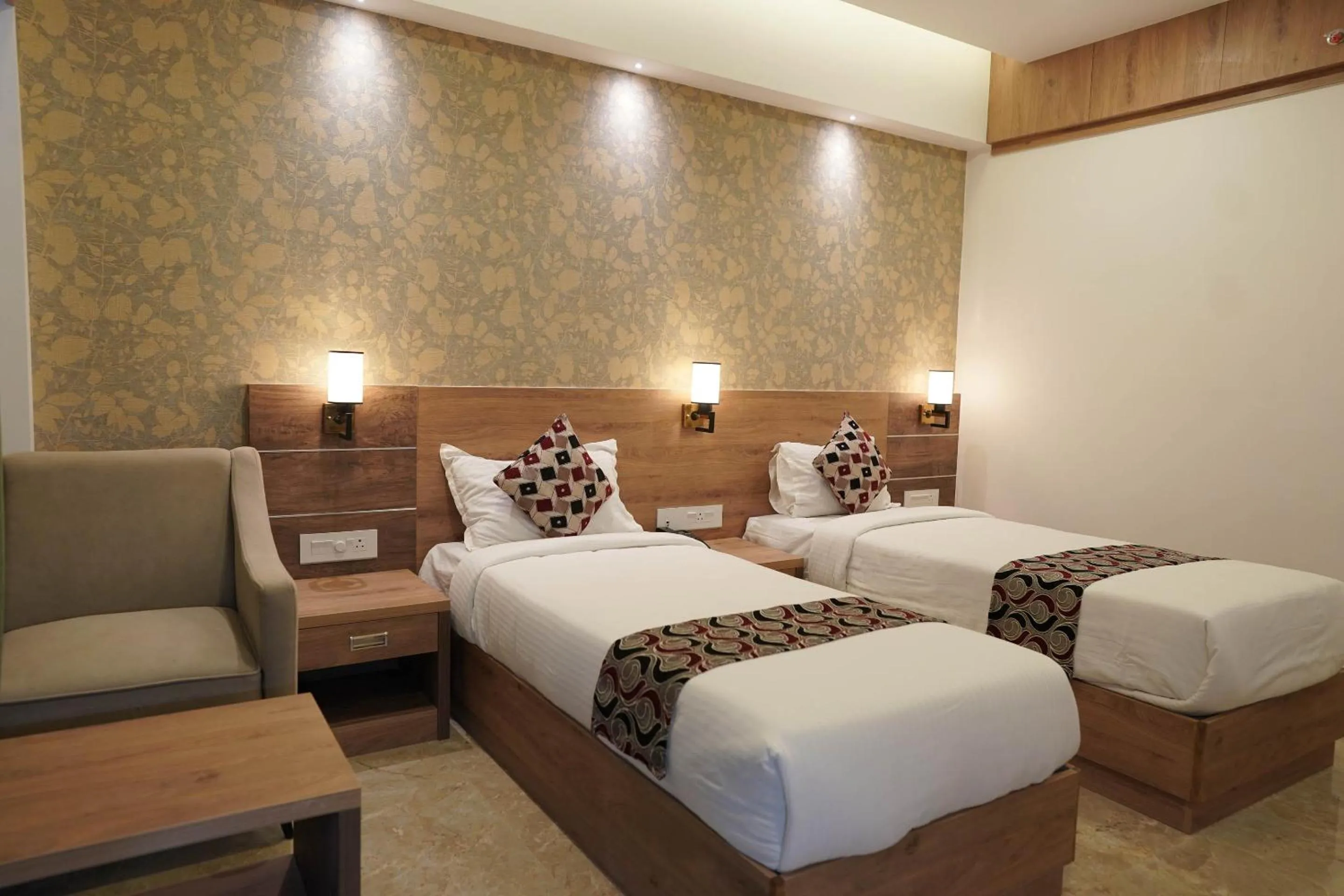 Bed in HOTEL VKJ INN Aluva