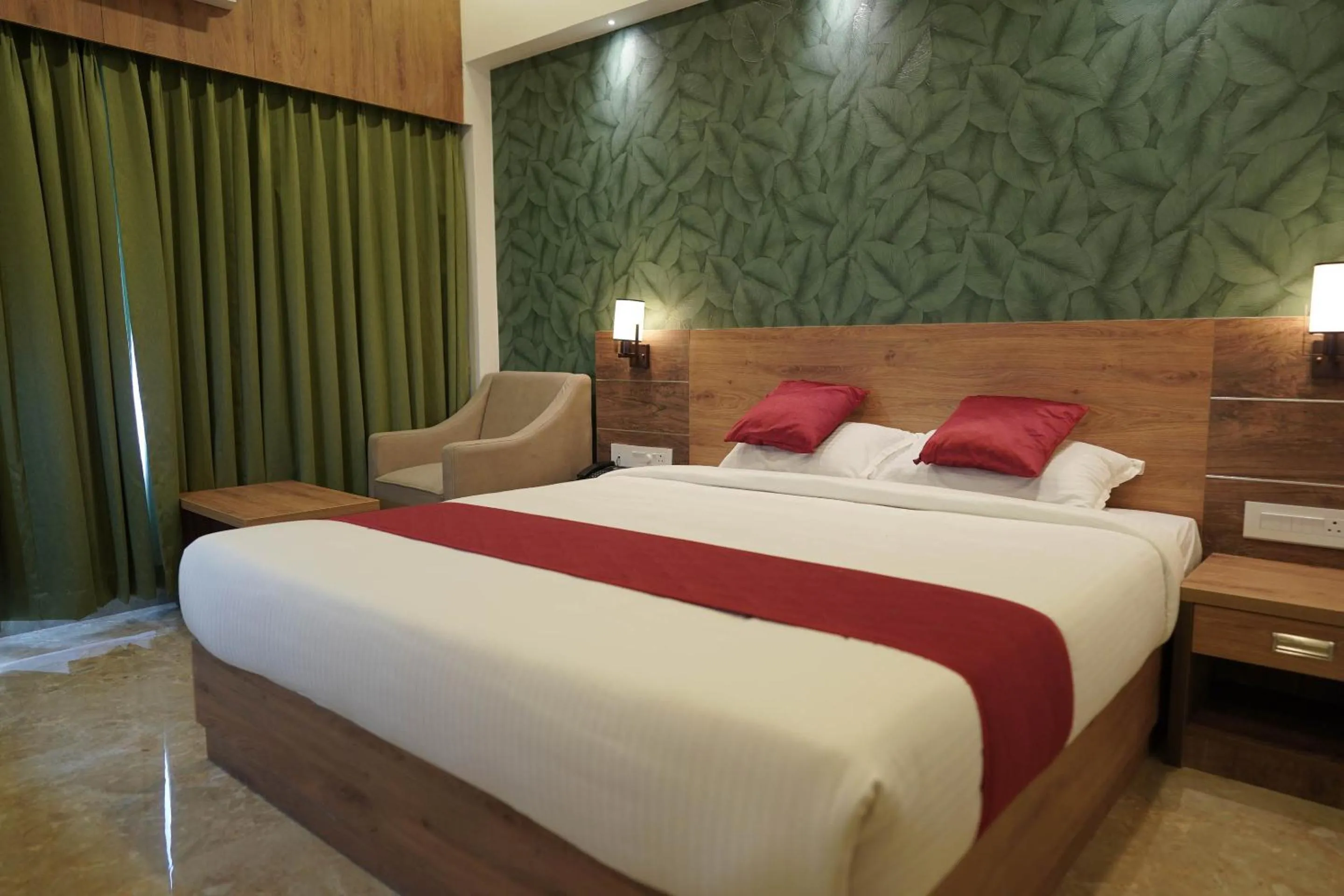 Bed in HOTEL VKJ INN Aluva