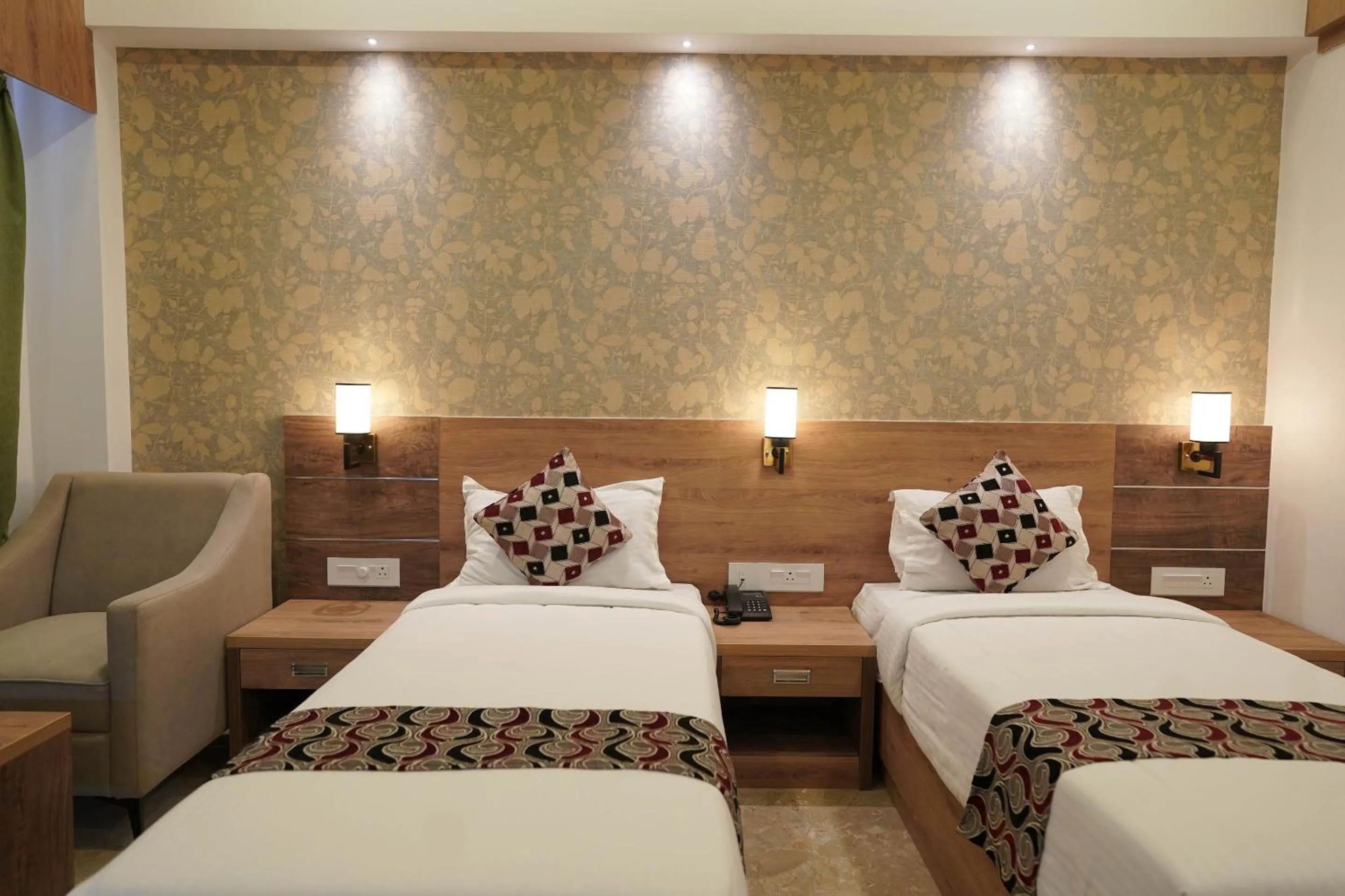 Bed in HOTEL VKJ INN Aluva