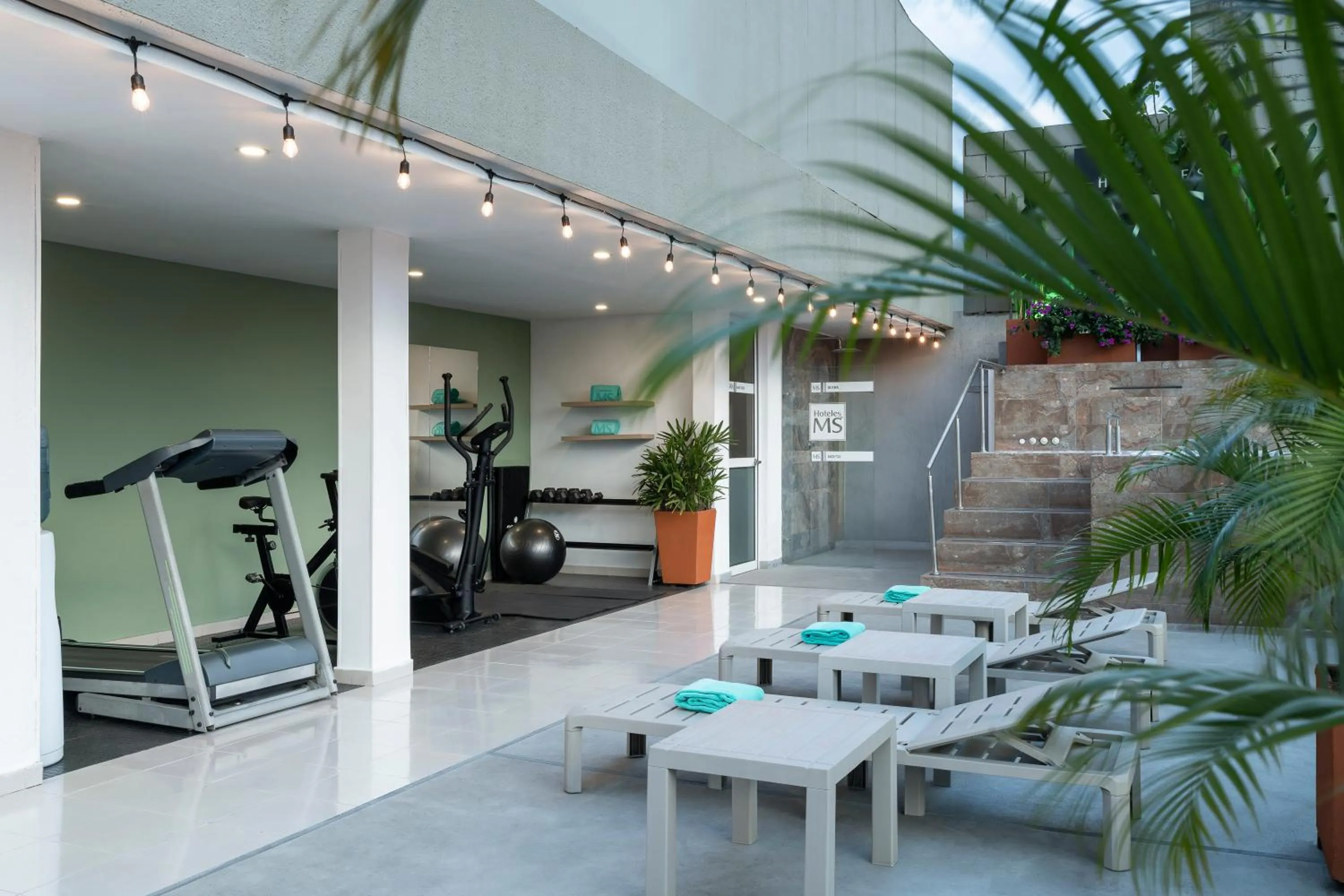 Solarium in Hotel MS Ciudad Jardin