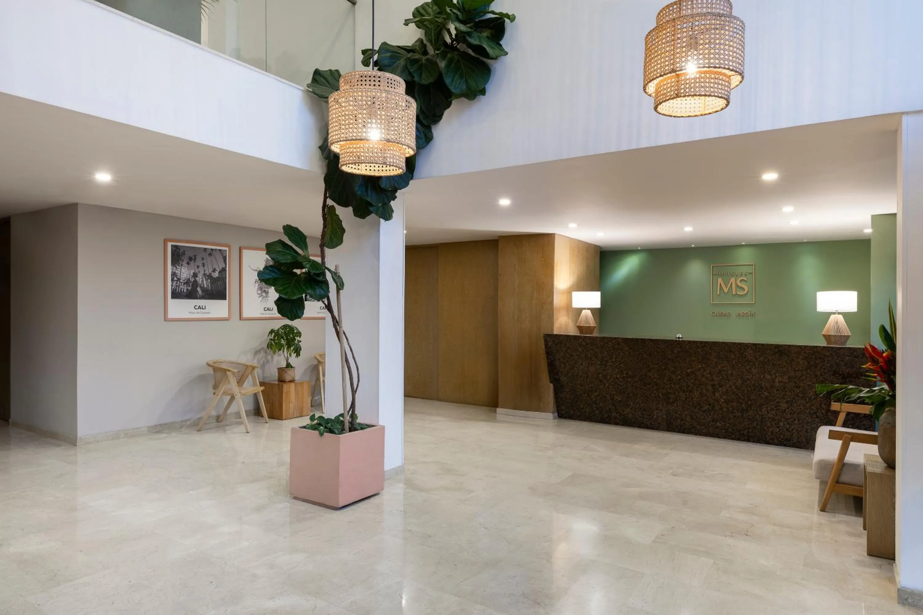 Lobby or reception in Hotel MS Ciudad Jardin