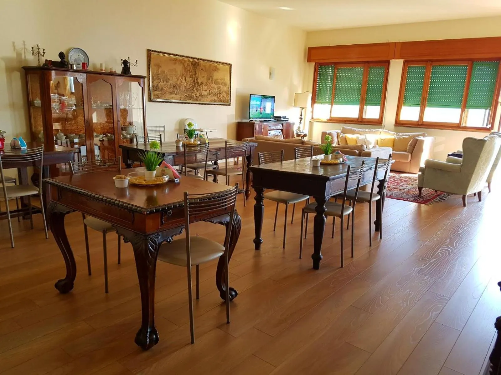 Living room in Cadorna Chalet