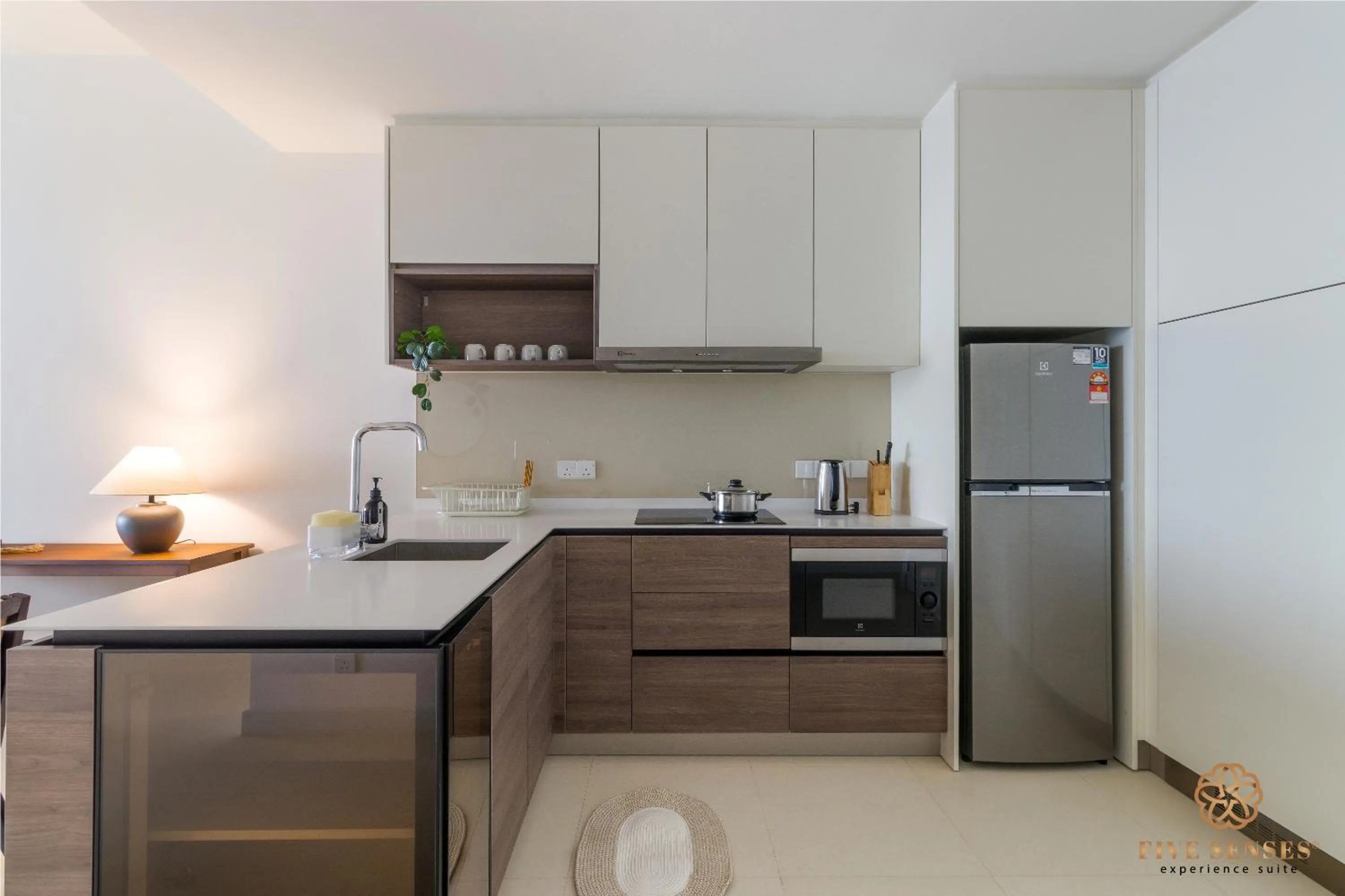 Kitchen or kitchenette in ViiA Residence, Mid Valley KL