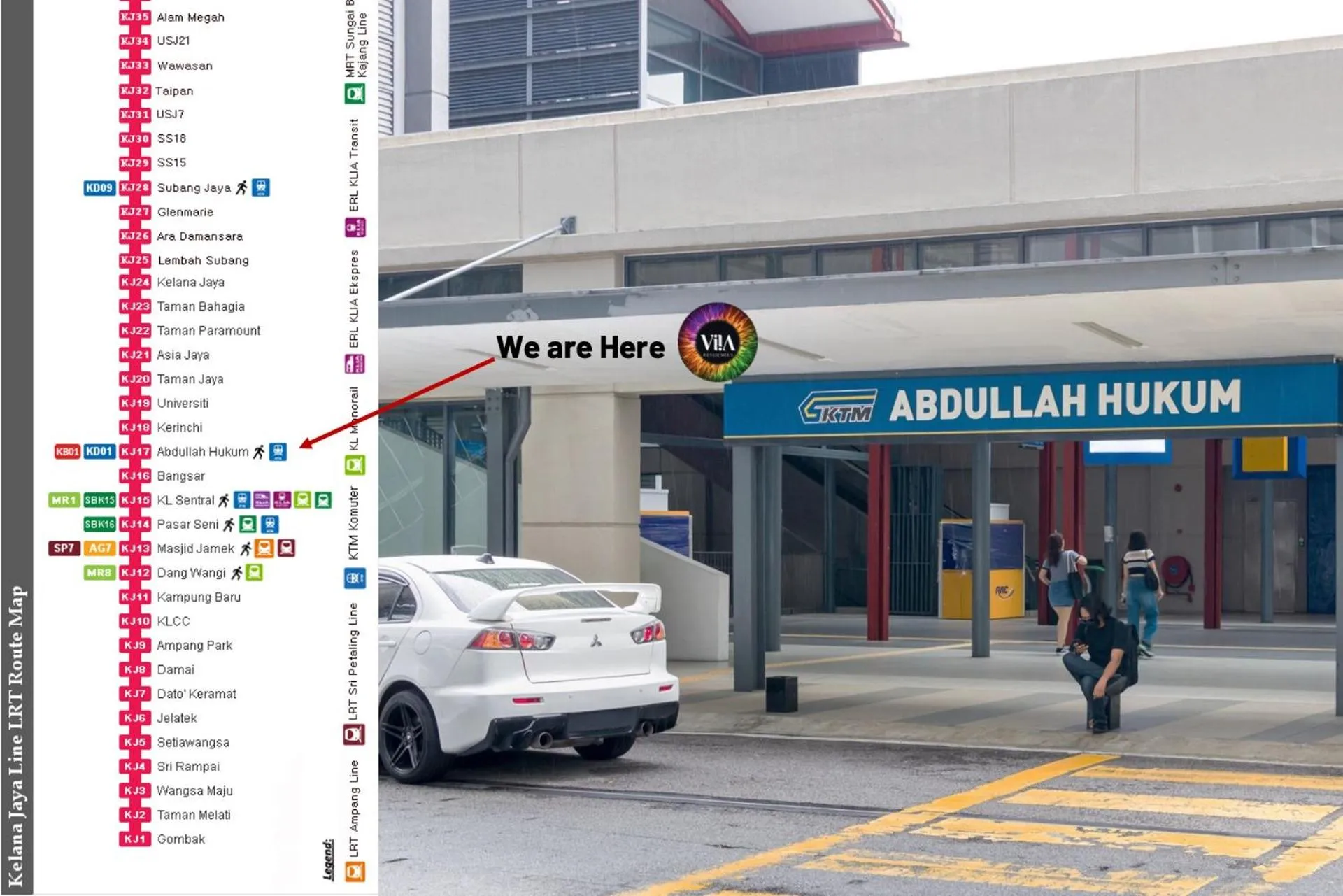 Location in ViiA Residence, Mid Valley KL