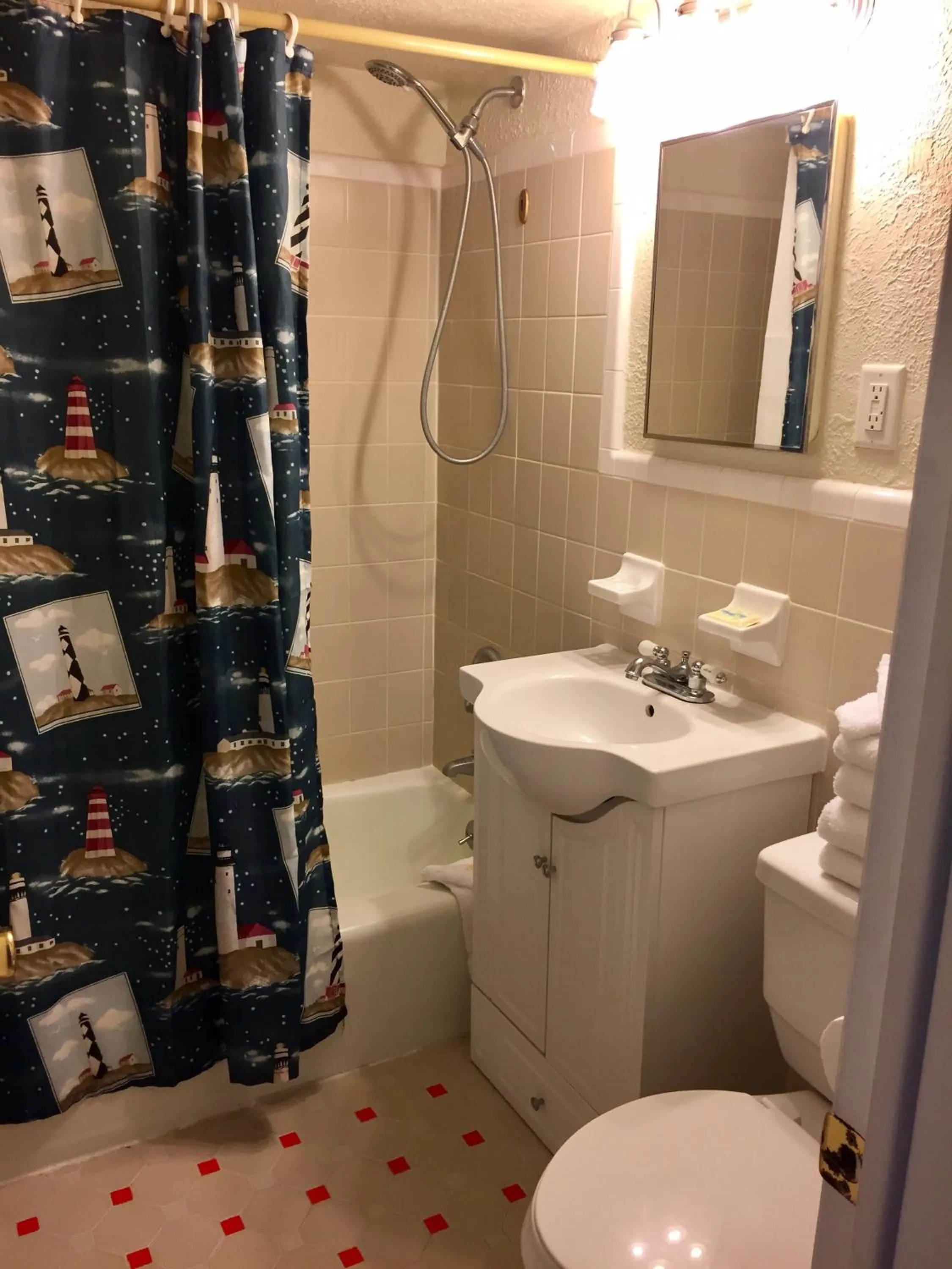 Shower in Lollipop Motel